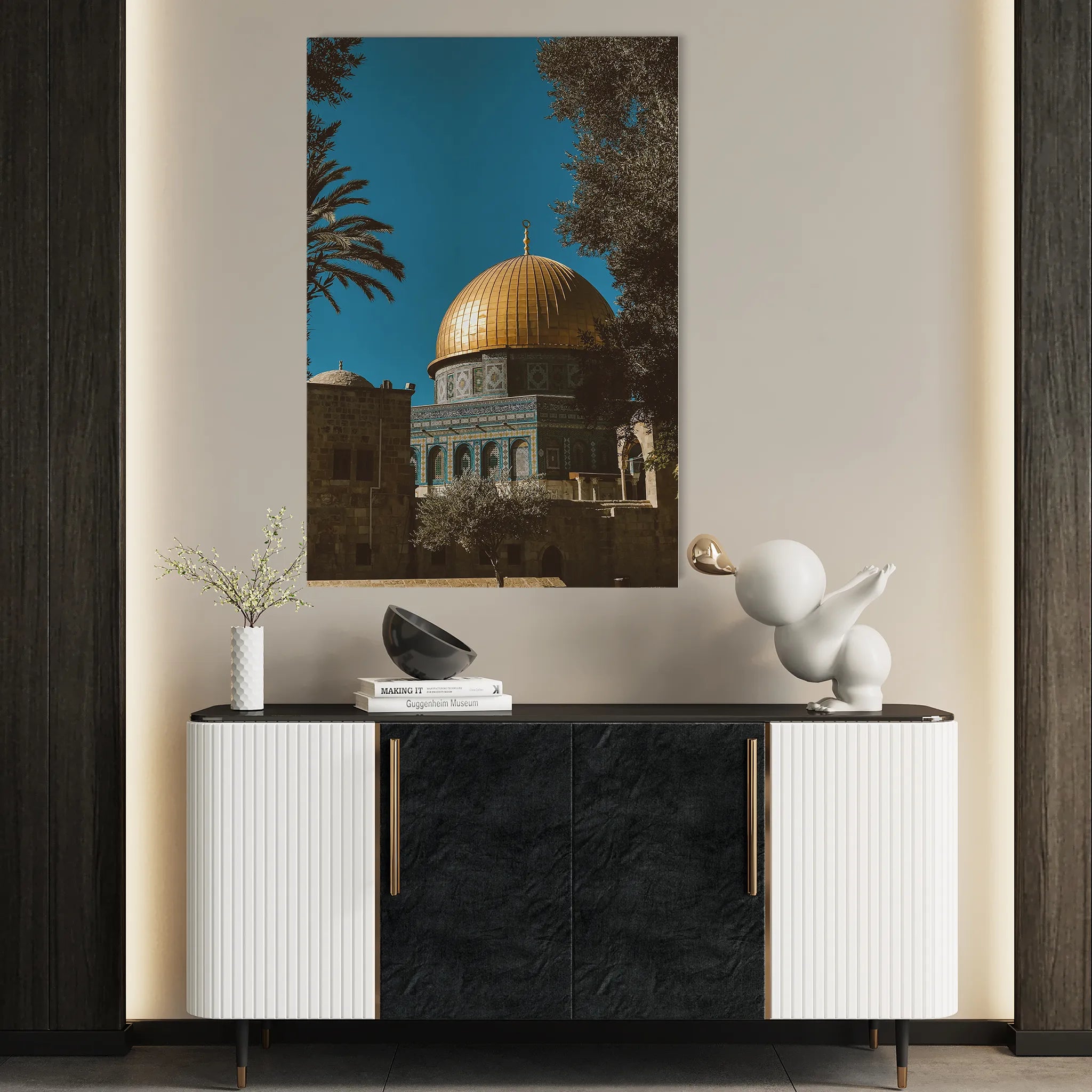 Palestine 066 Canvas Art 60 x 40 cm / Black