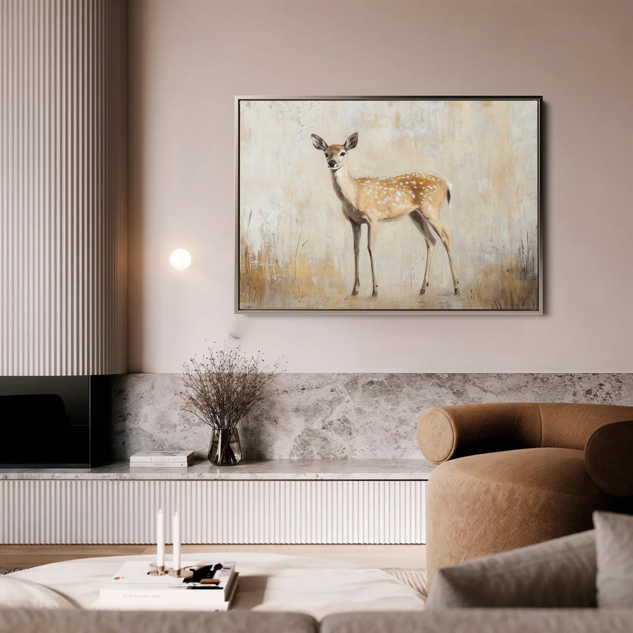 Animals 067 Canvas Art 60 x 40 cm / Black