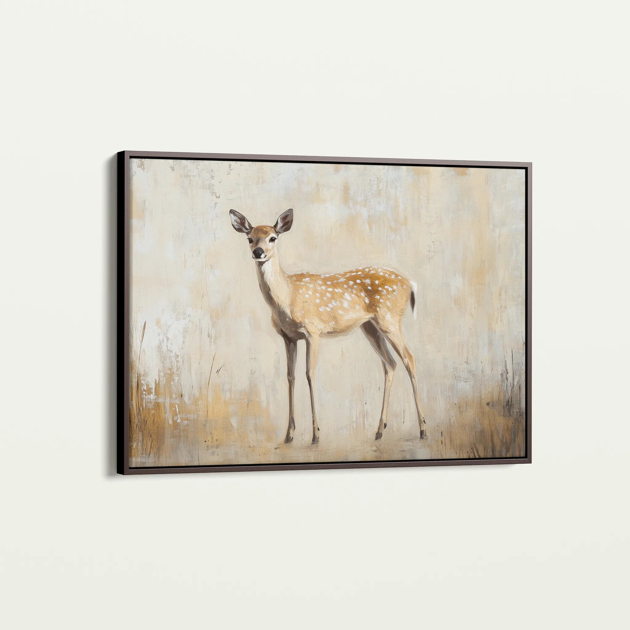 Animals 067 Canvas Art 60 x 40 cm / Black