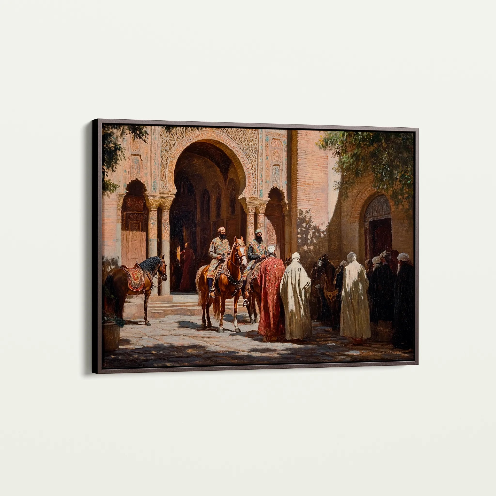 Orientalist 067 Canvas Art 60 x 40 cm / Black