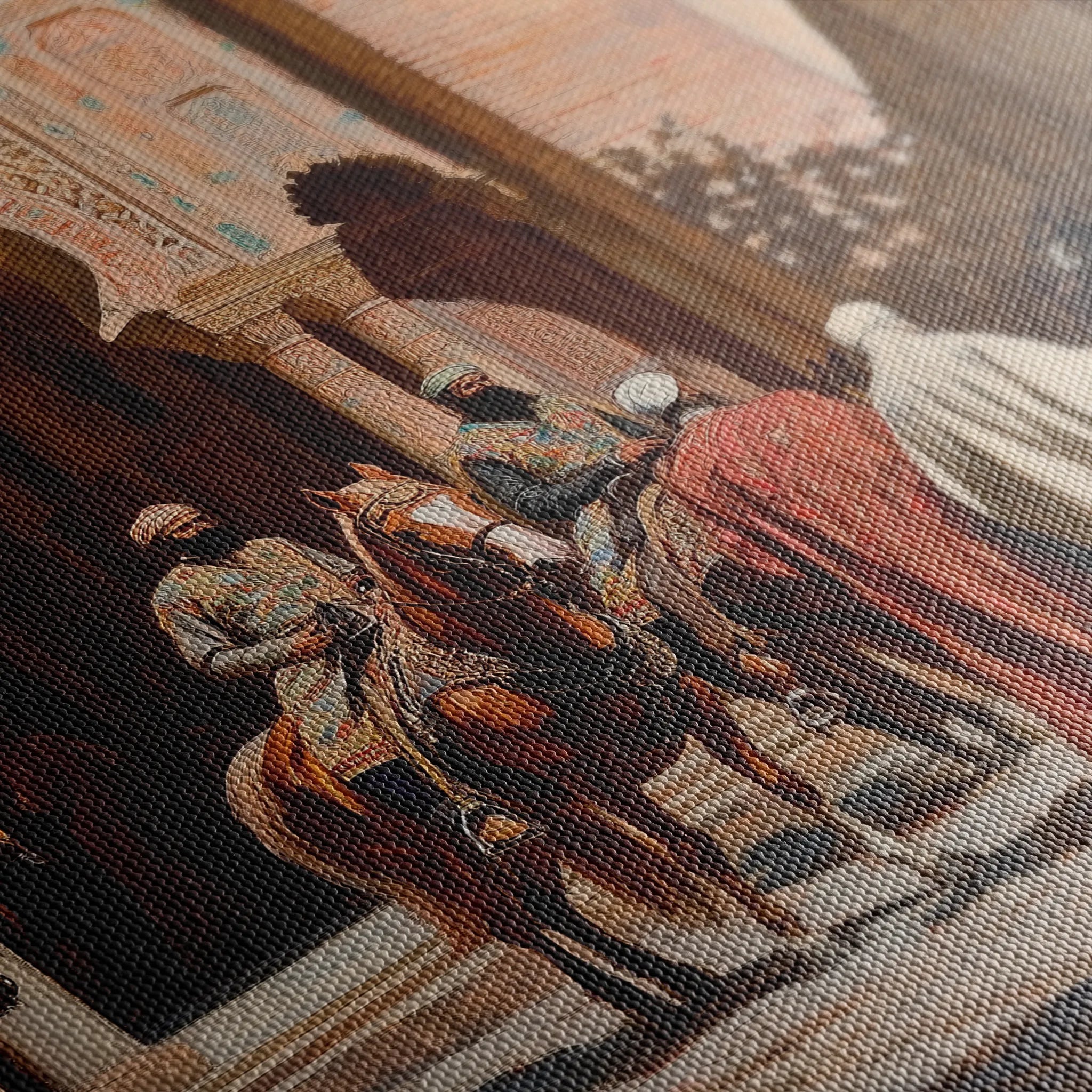 Orientalist 067 Canvas Art 60 x 40 cm / Black