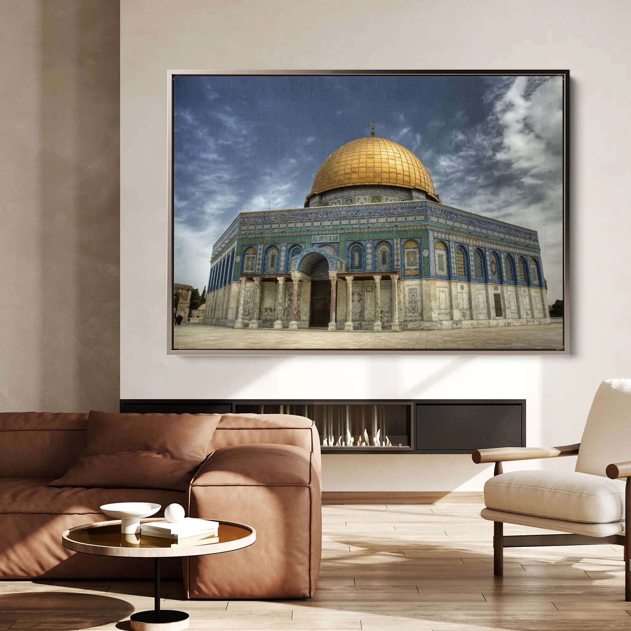 Palestine 067 Canvas Art 60 x 40 cm / Black