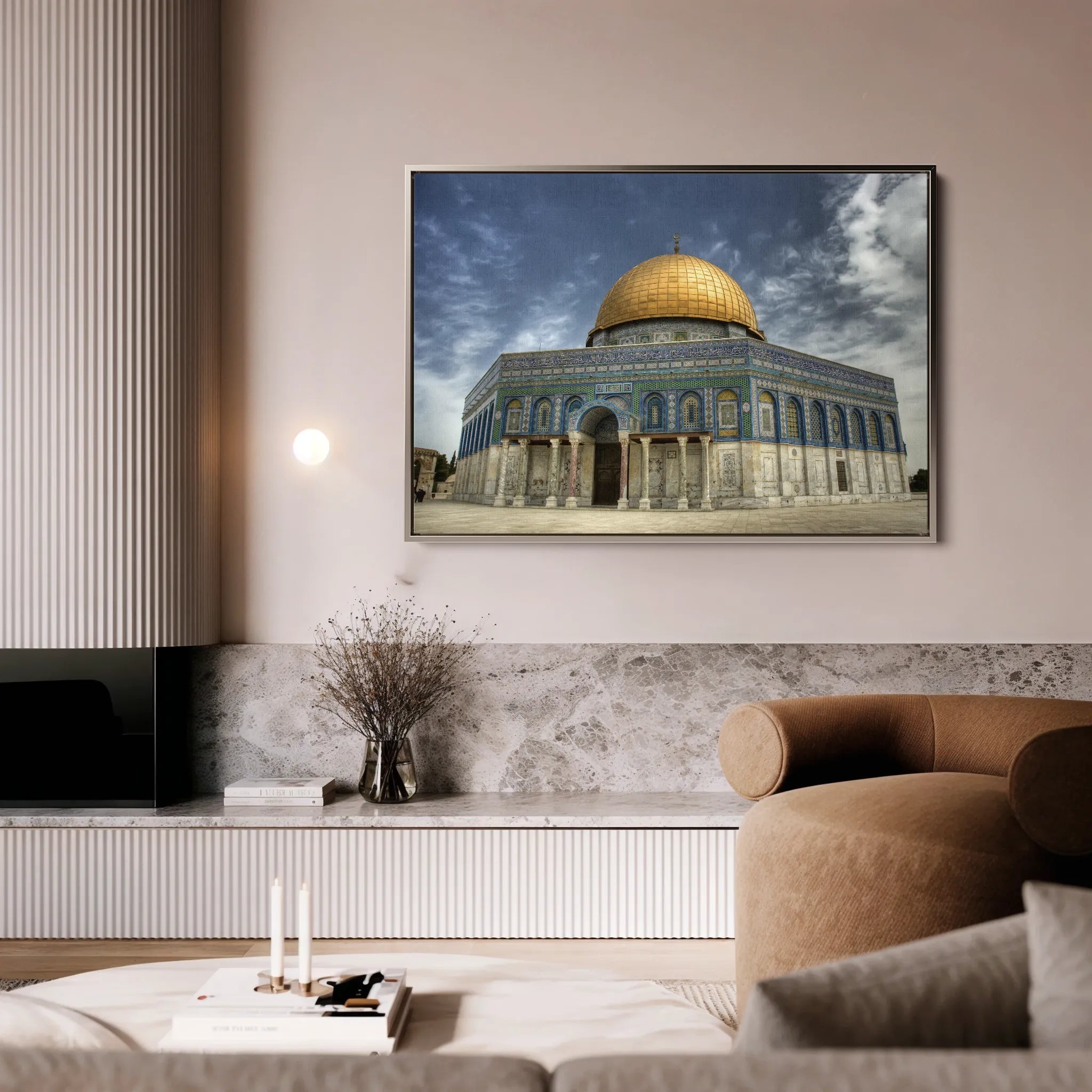 Palestine 067 Canvas Art 60 x 40 cm / Black