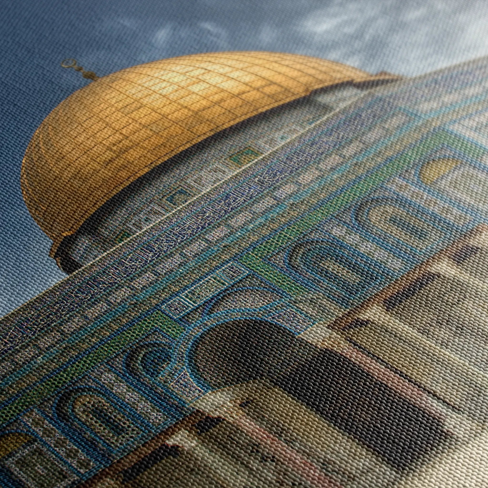 Palestine 067 Canvas Art 60 x 40 cm / Black