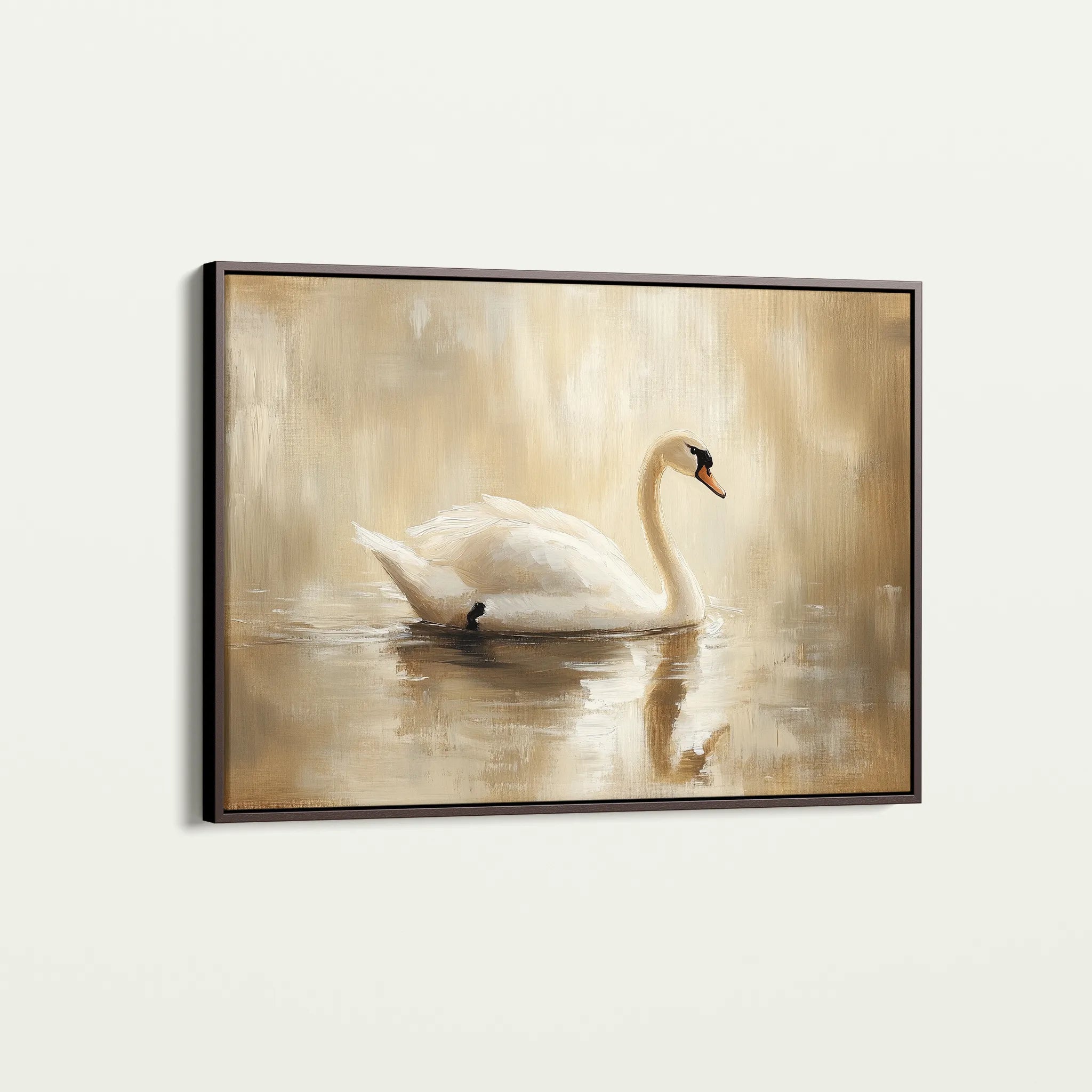 Animals 068 Canvas Art 60 x 40 cm / Black