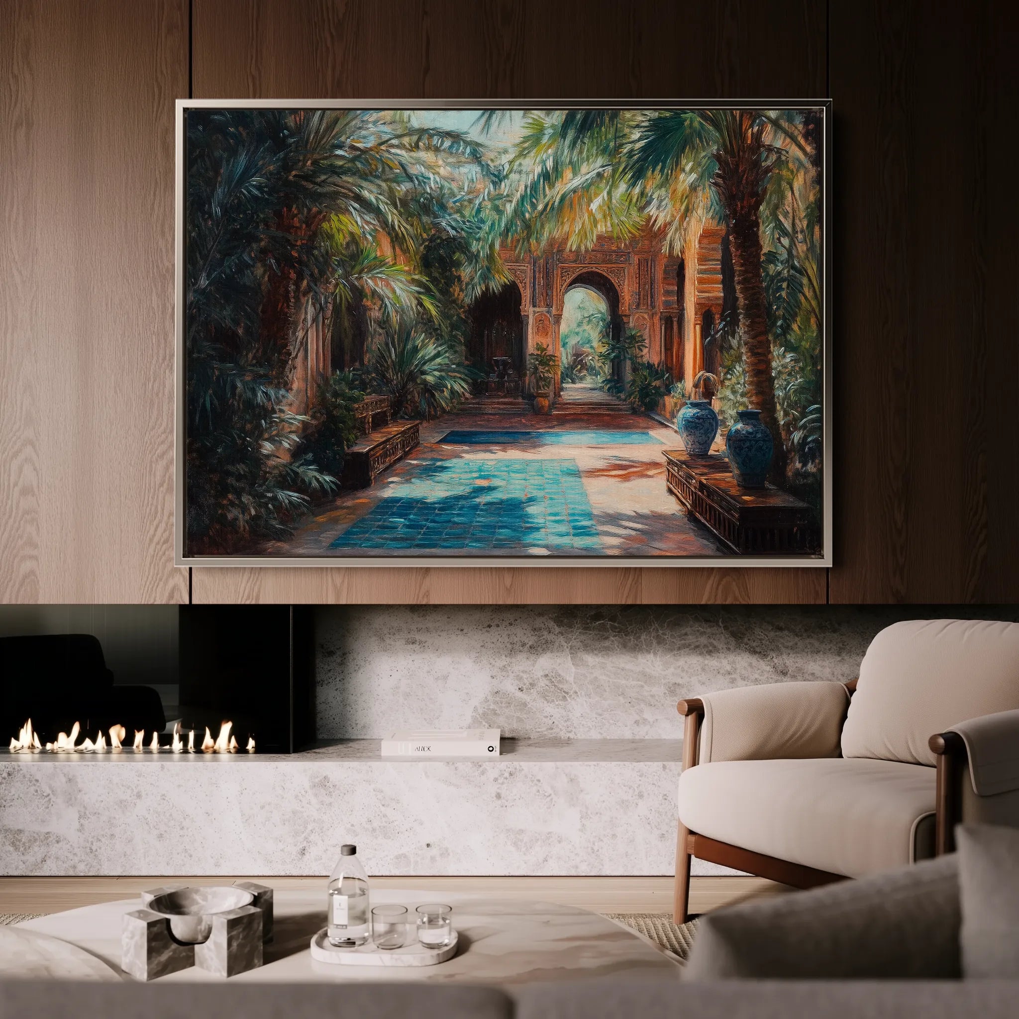 Orientalist 068 Canvas Art 60 x 40 cm / Black