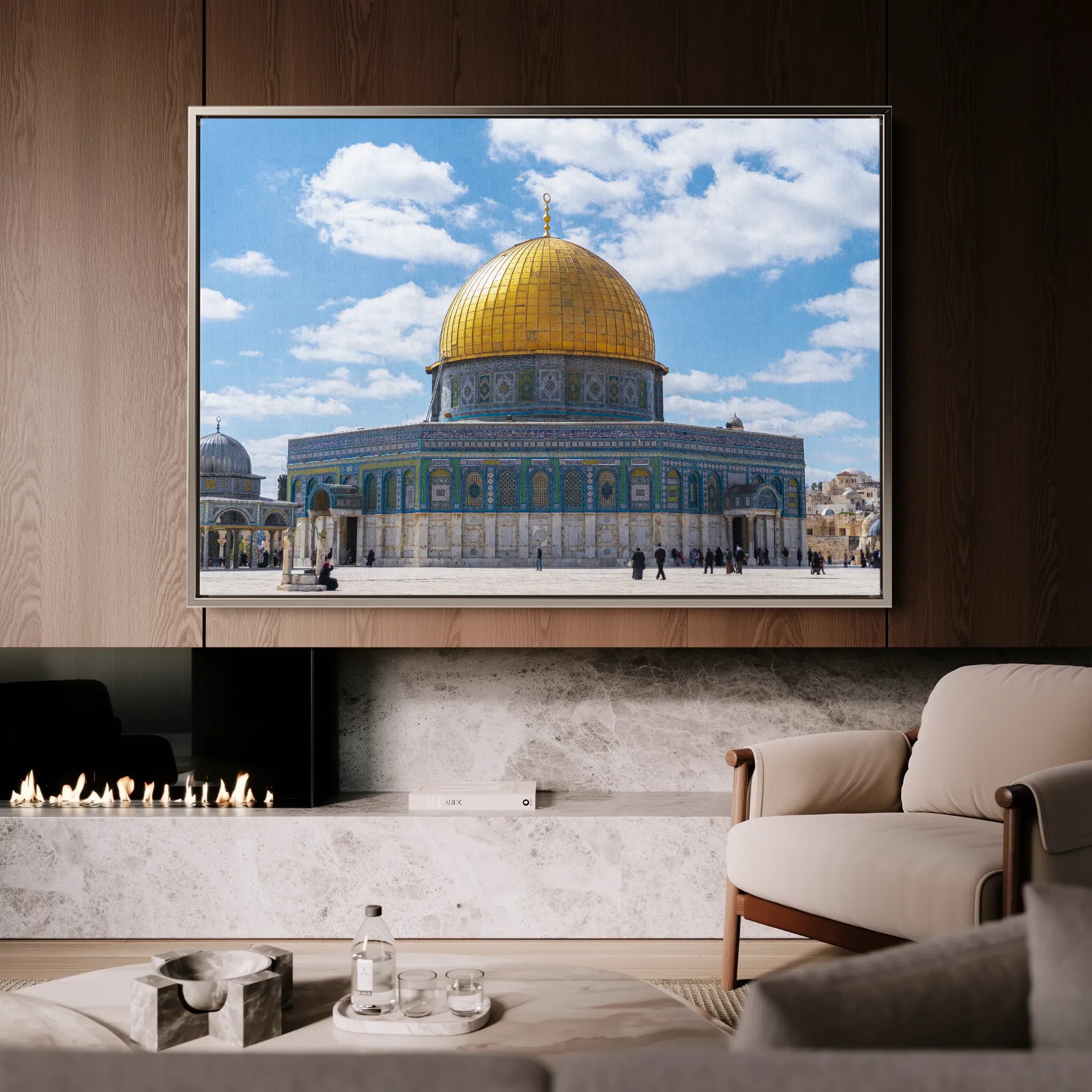 Palestine 068 Canvas Art 60 x 40 cm / Black