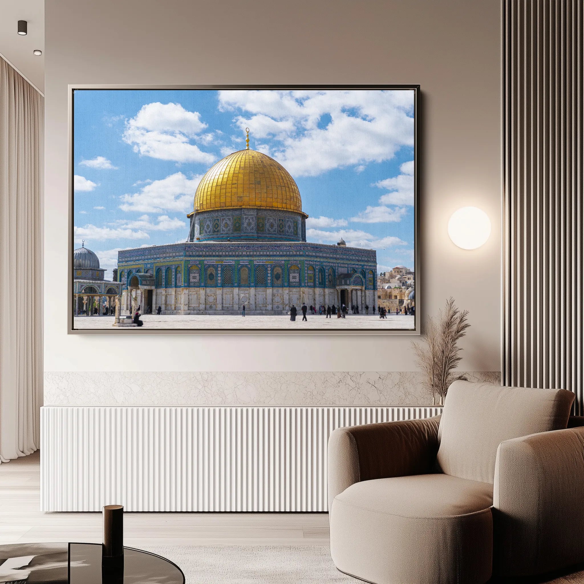 Palestine 068 Canvas Art 60 x 40 cm / Black