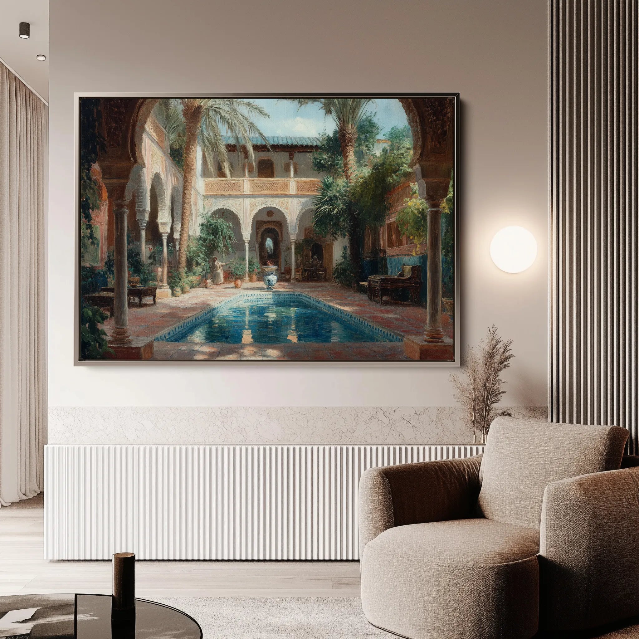 Orientalist 069 Canvas Art 60 x 40 cm / Black