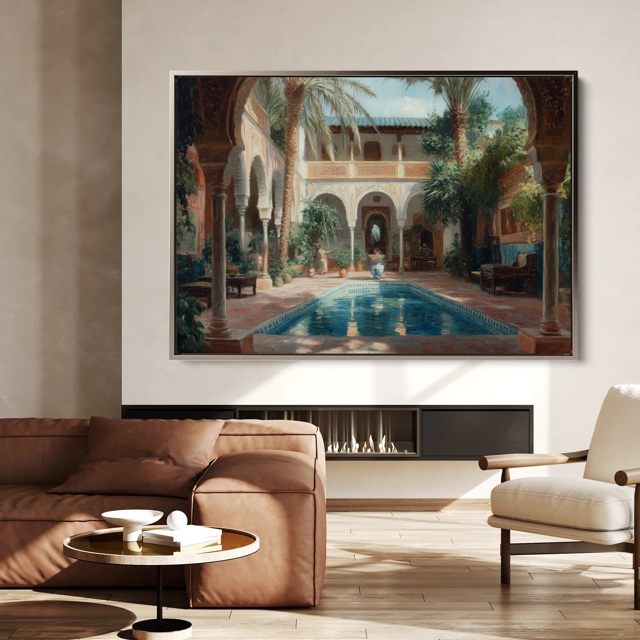 Orientalist 069 Canvas Art 60 x 40 cm / Black