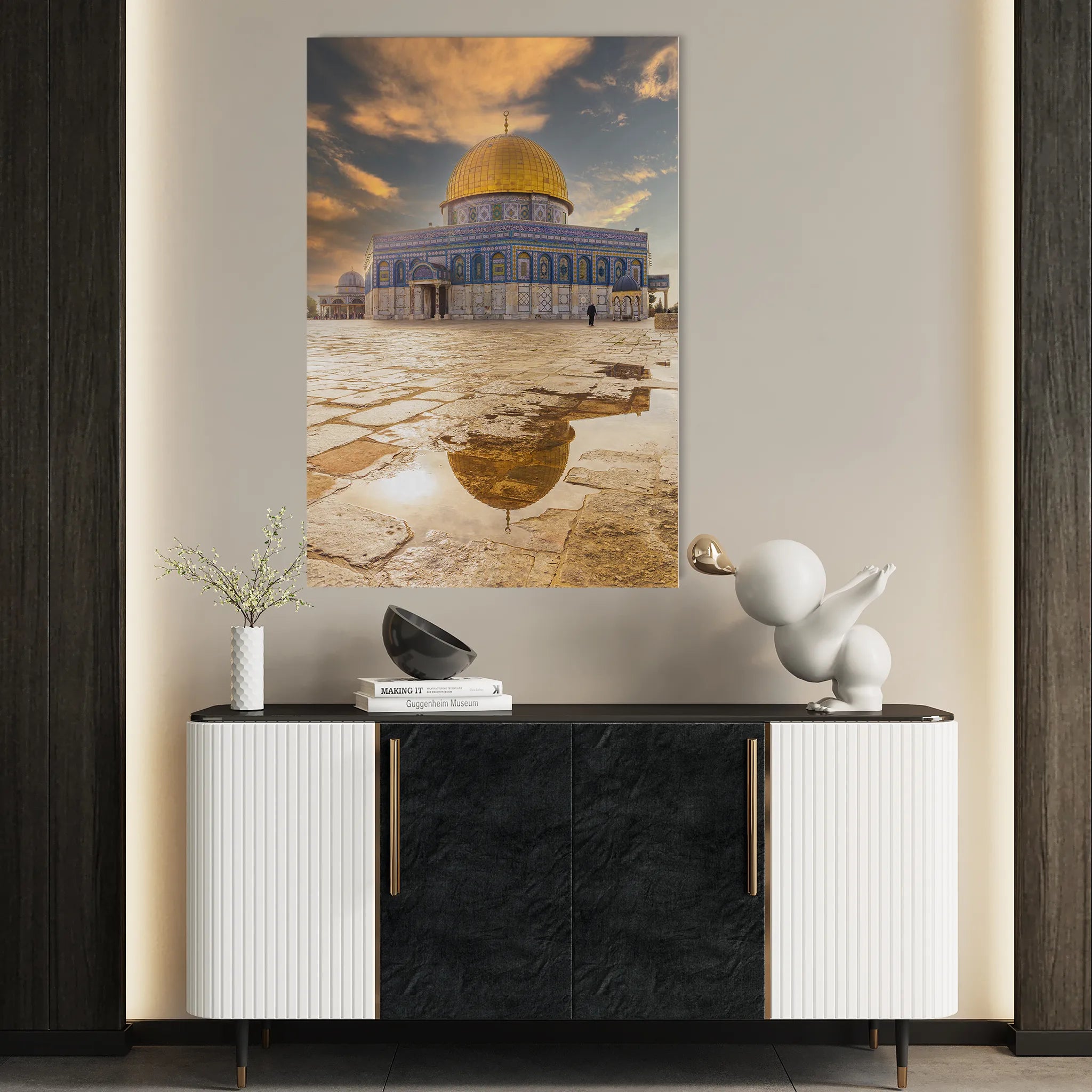 Palestine 069 Canvas Art 60 x 40 cm / Black