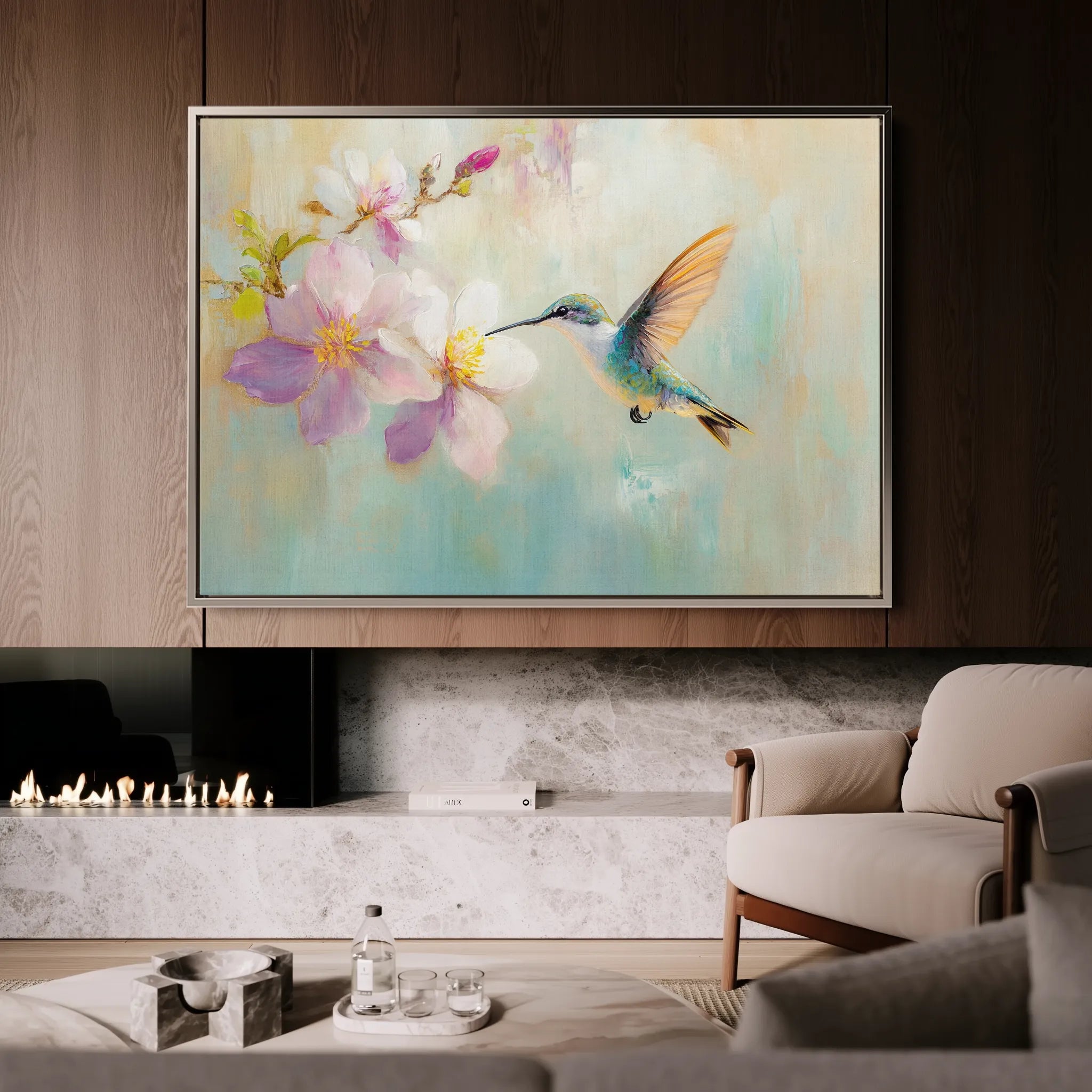 Animals 071 Canvas Art 60 x 40 cm / Black