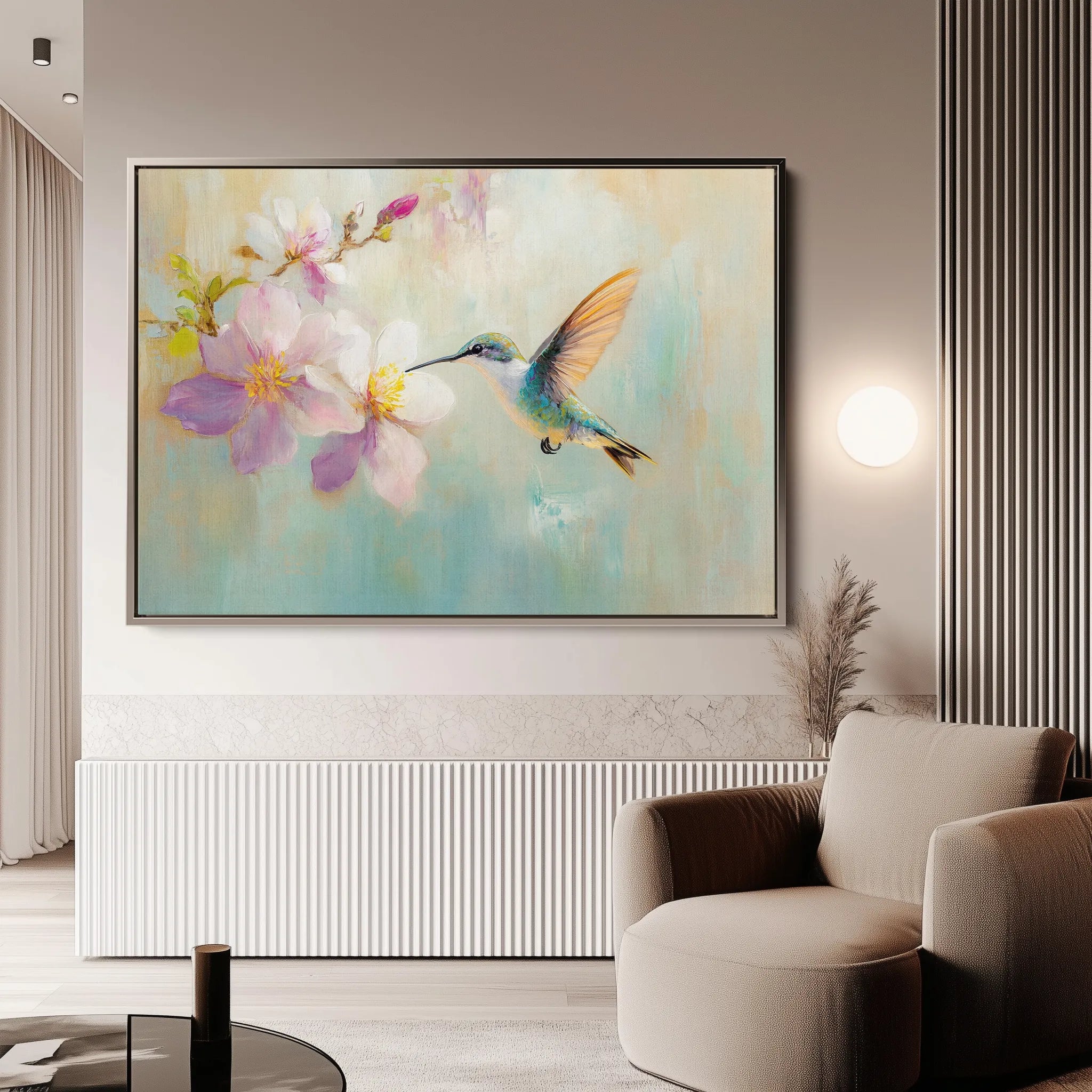 Animals 071 Canvas Art 60 x 40 cm / Black