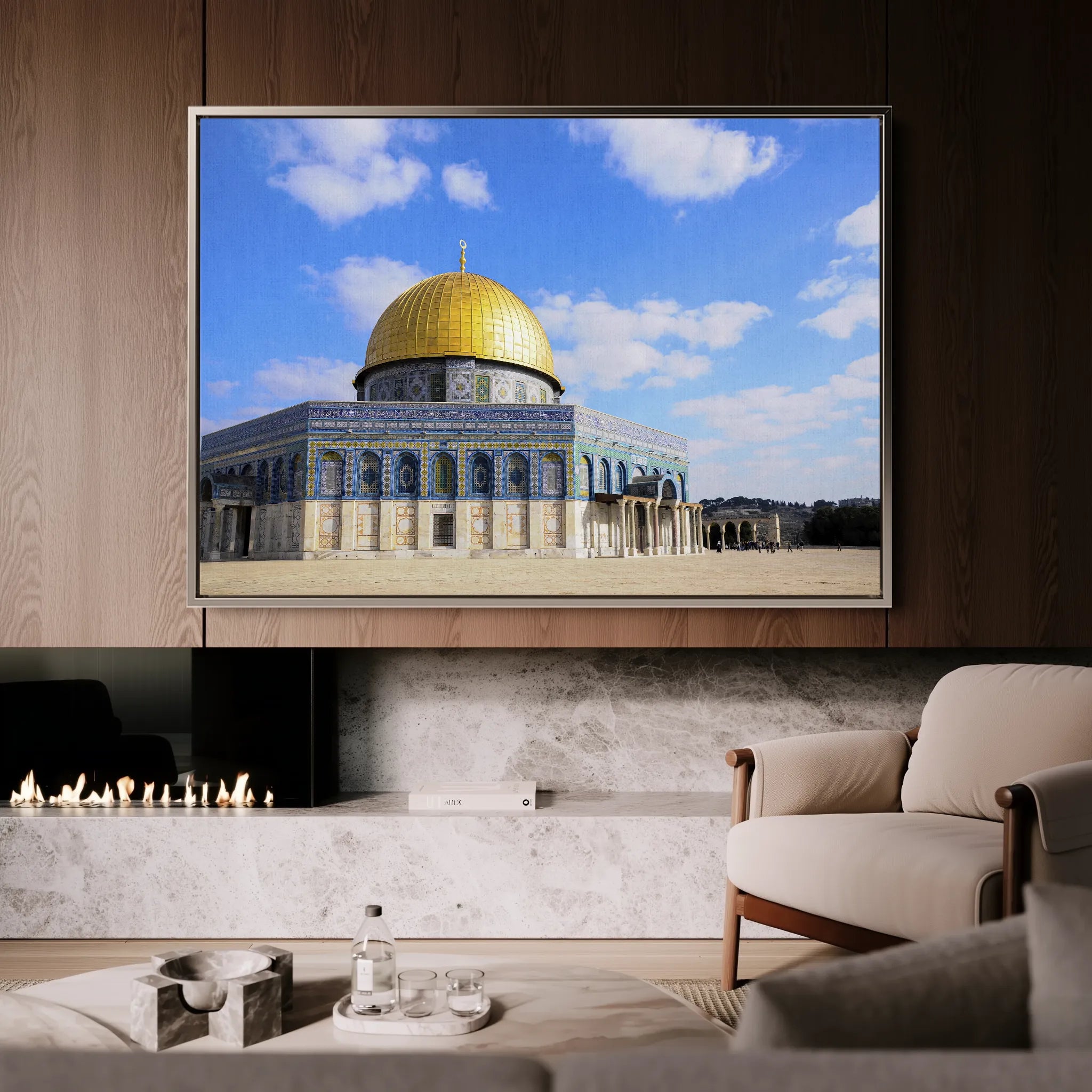 Palestine 071 Canvas Art 60 x 40 cm / Black