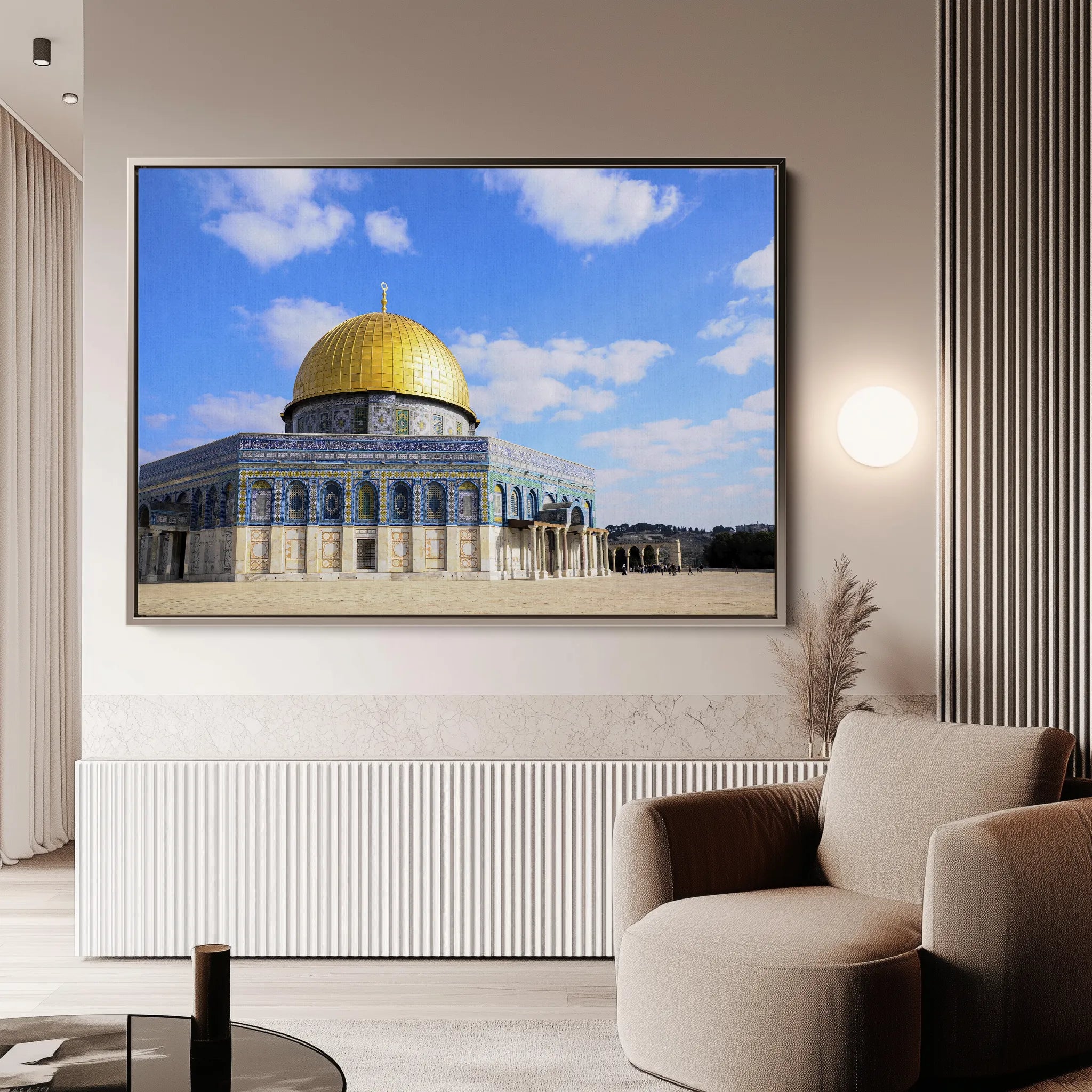 Palestine 071 Canvas Art 60 x 40 cm / Black