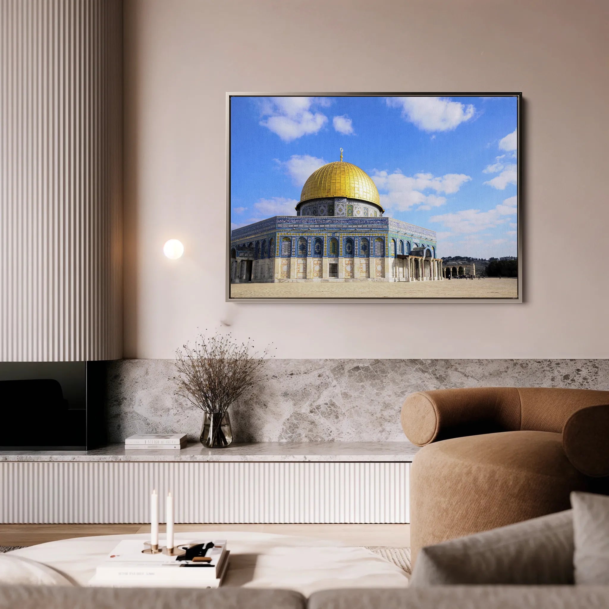 Palestine 071 Canvas Art 60 x 40 cm / Black