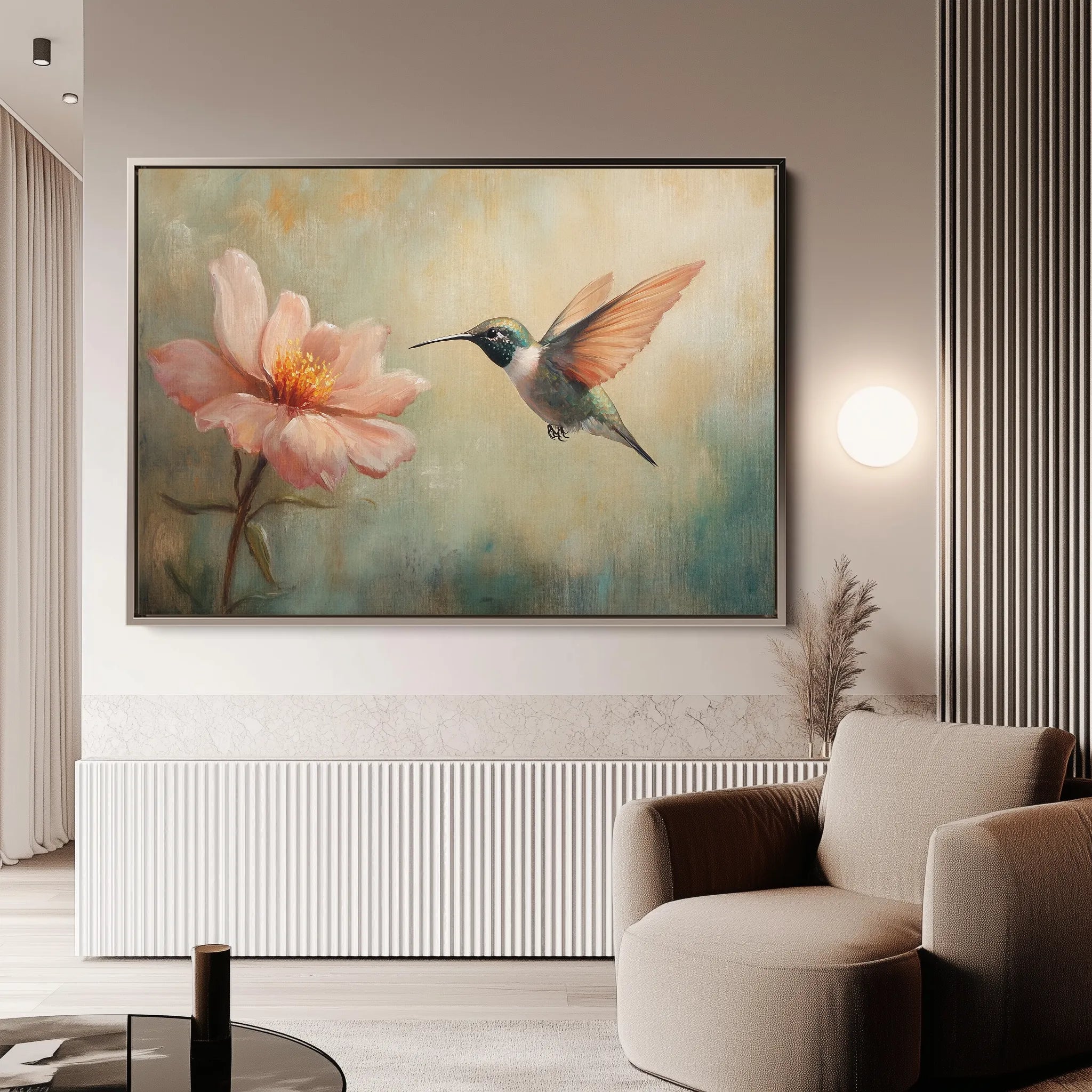 Animals 072 Canvas Art 60 x 40 cm / Black