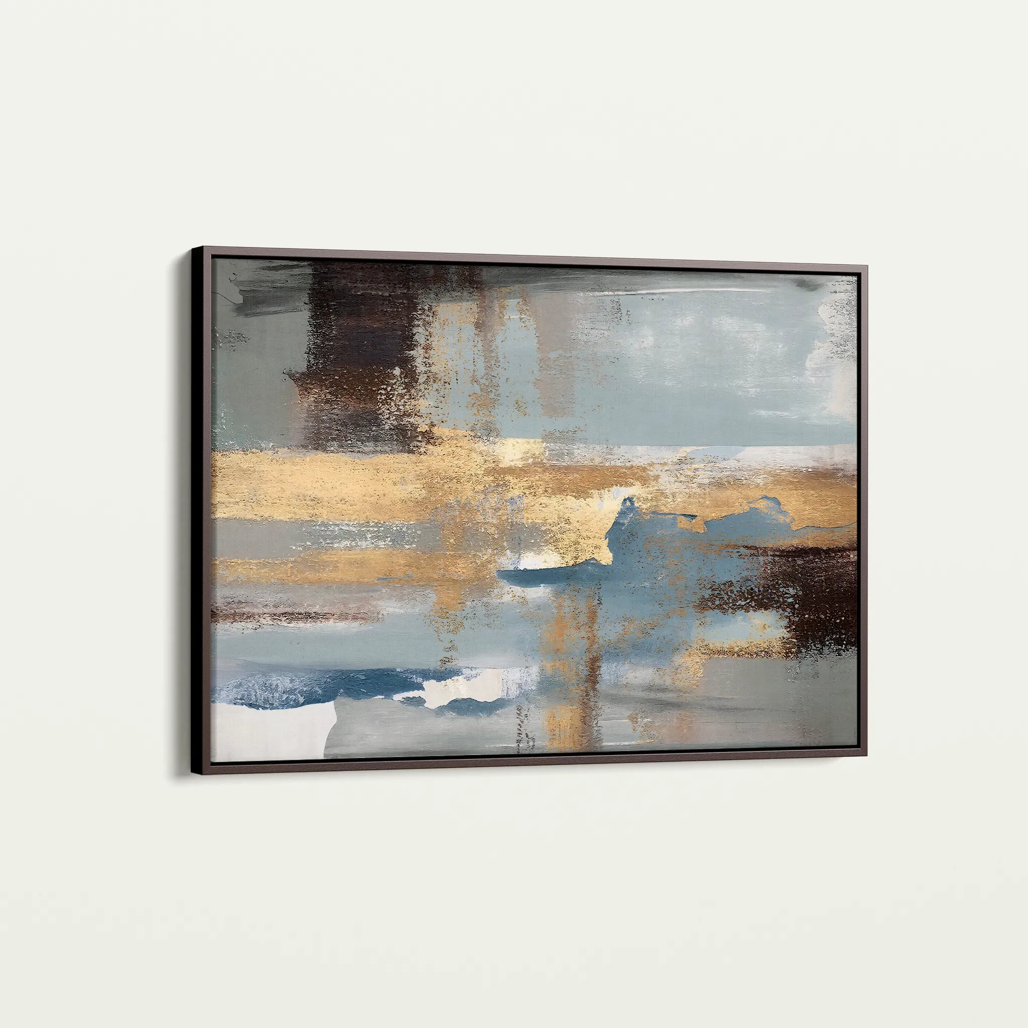 Abstract 072 Canvas Art 60 x 40 cm / Black