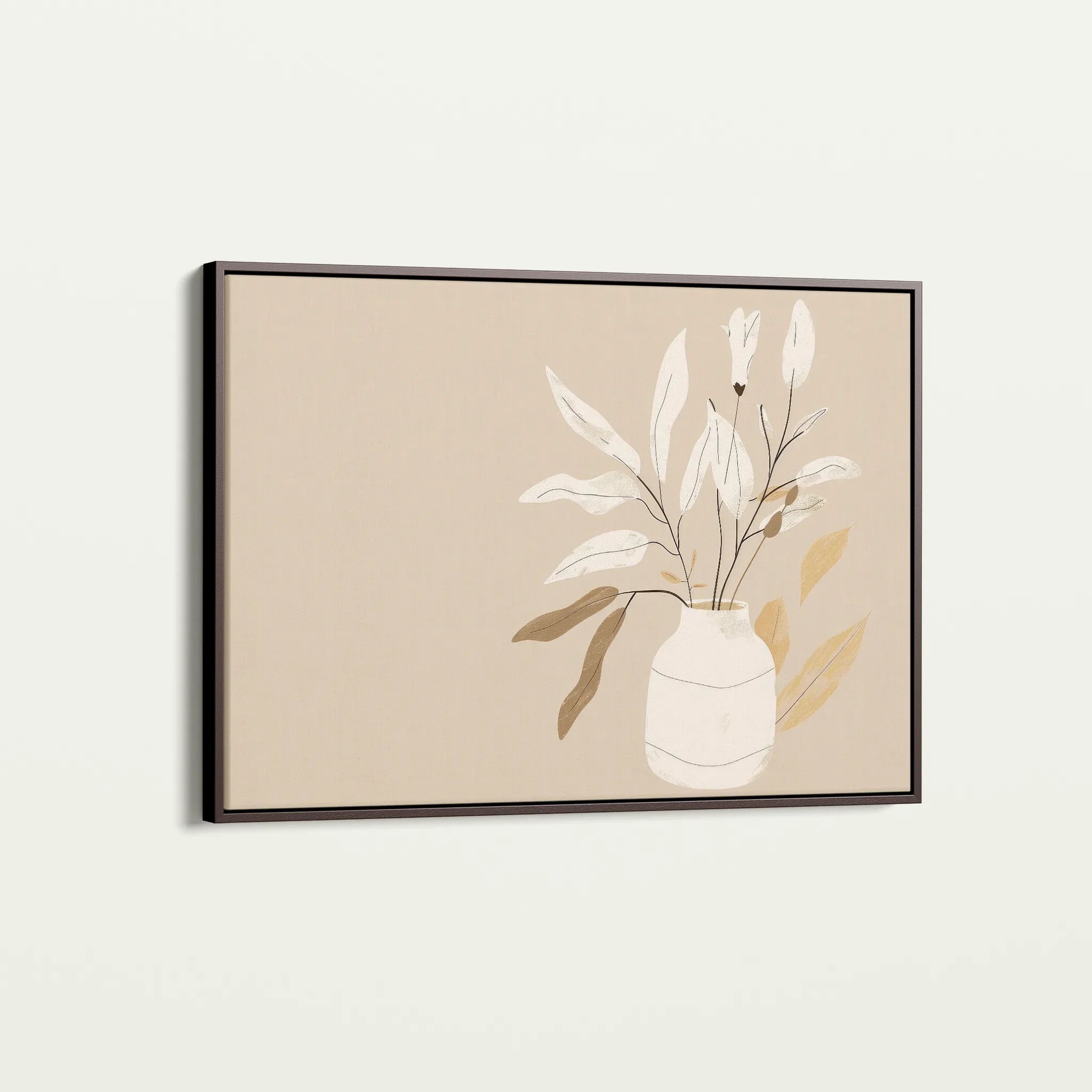 Boho 072 Canvas Art 60 x 40 cm / Black