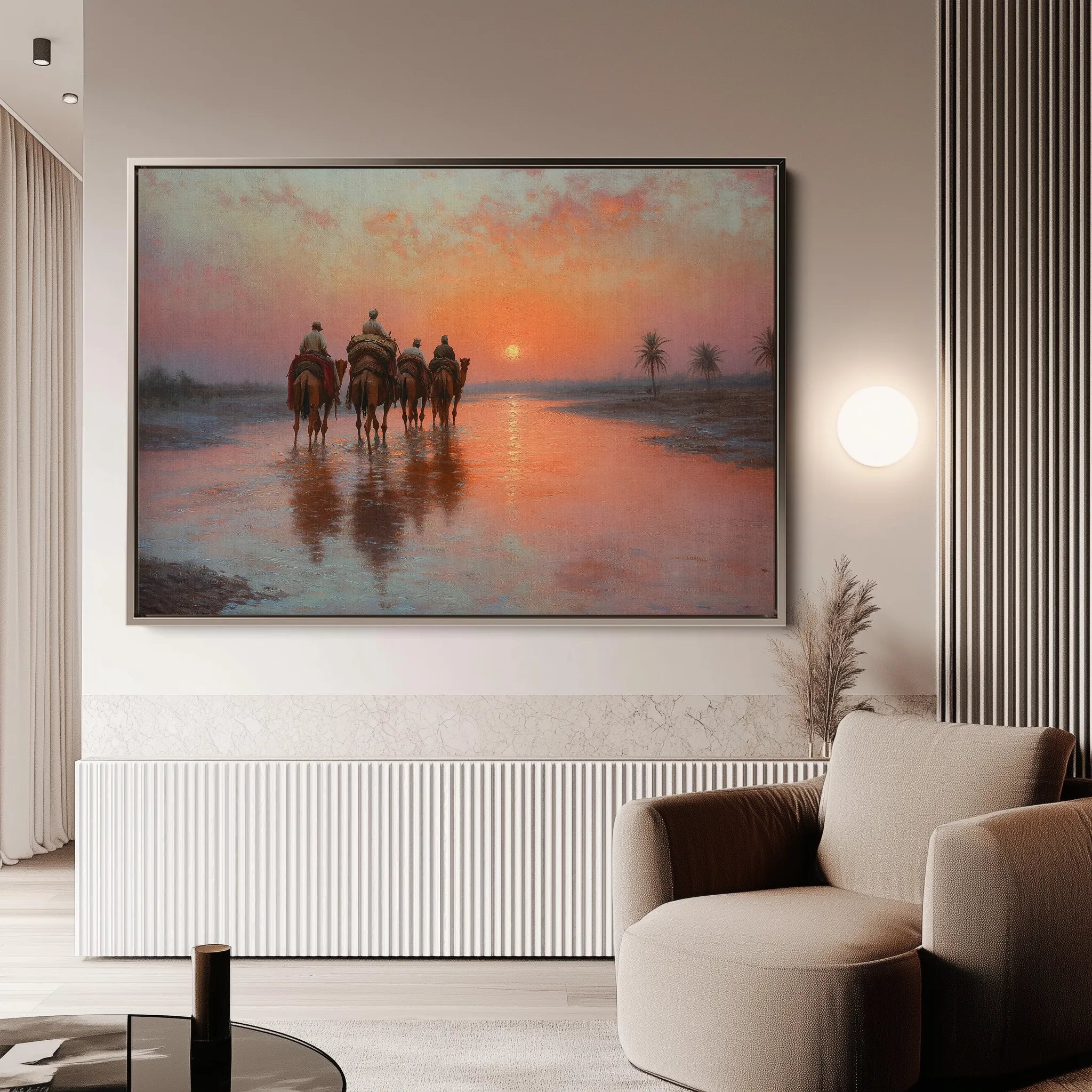Orientalist 072 Canvas Art 60 x 40 cm / Black