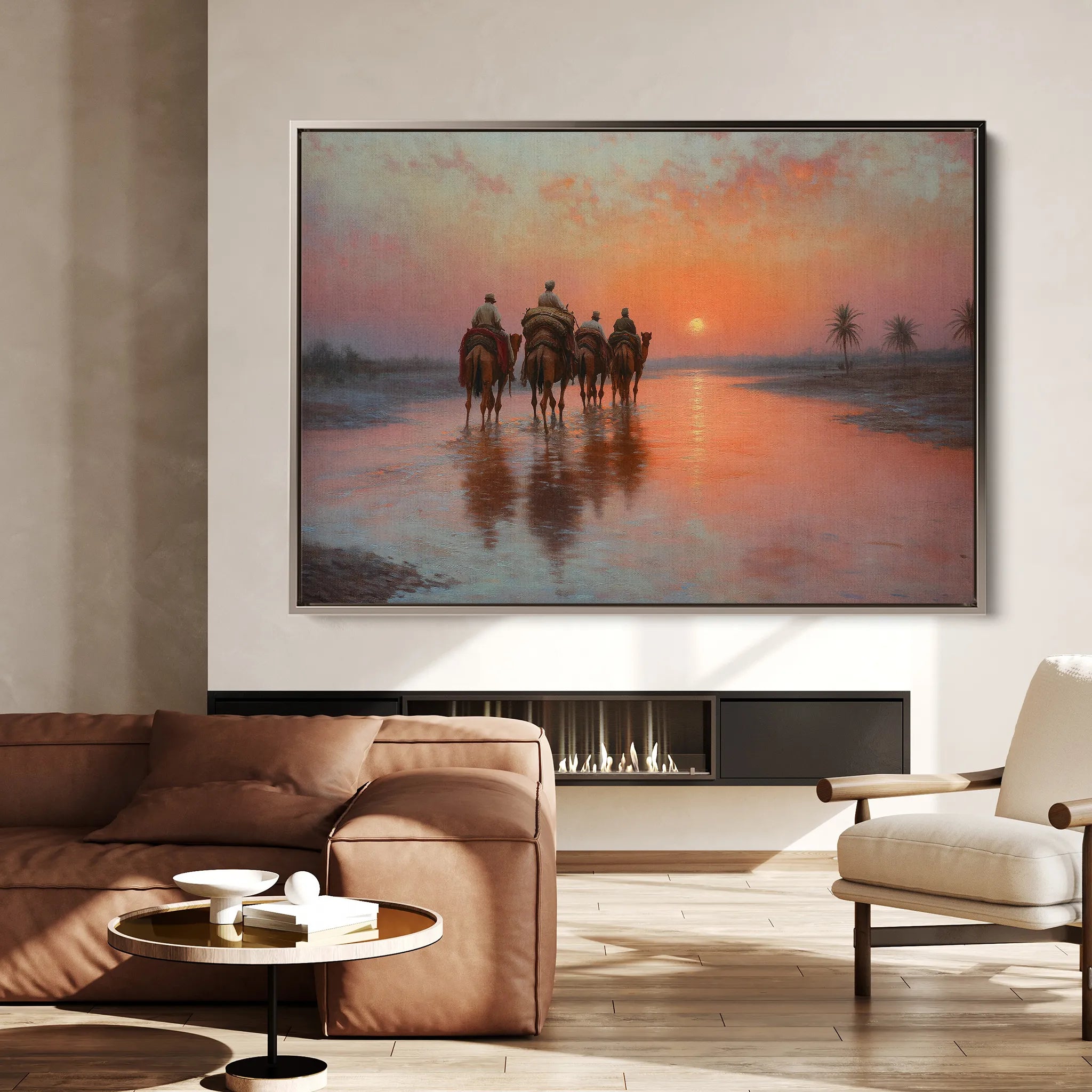 Orientalist 072 Canvas Art 60 x 40 cm / Black