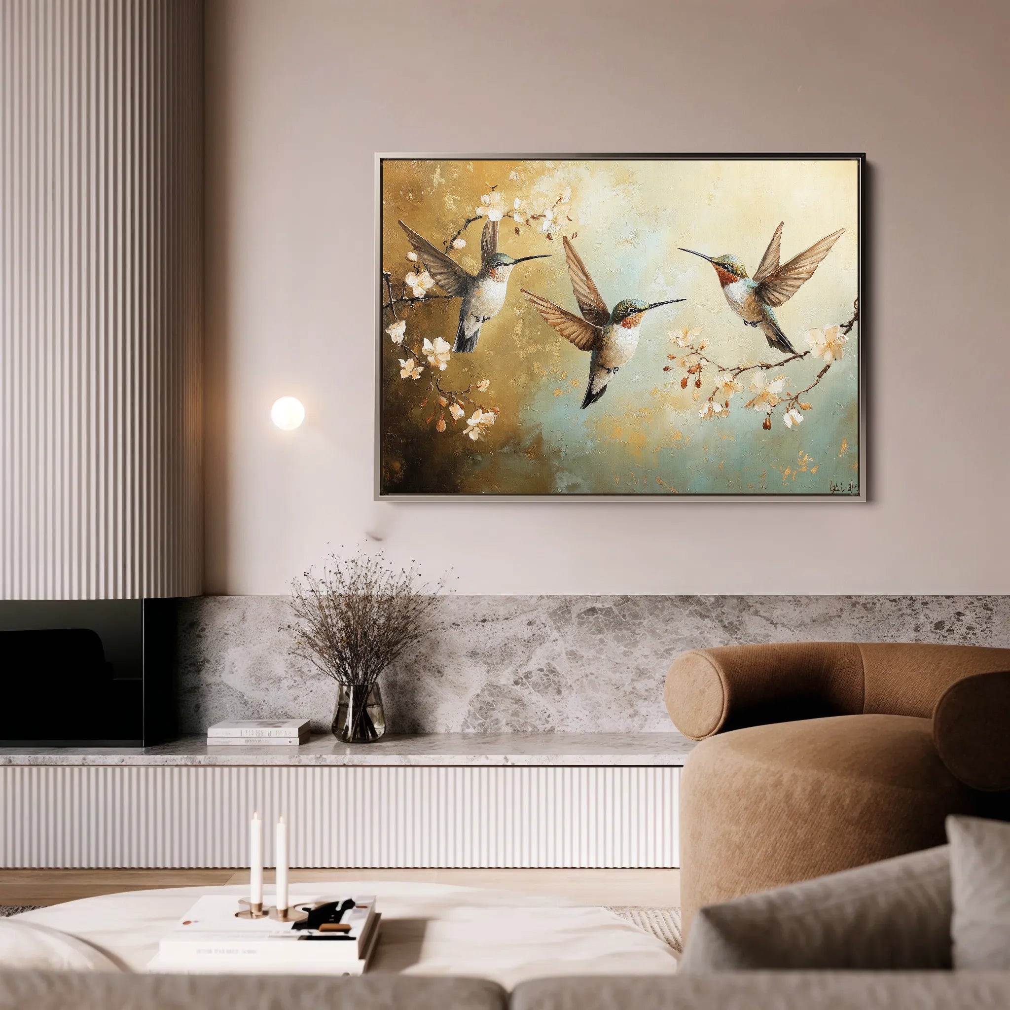 Animals 073 Canvas Art 60 x 40 cm / Black