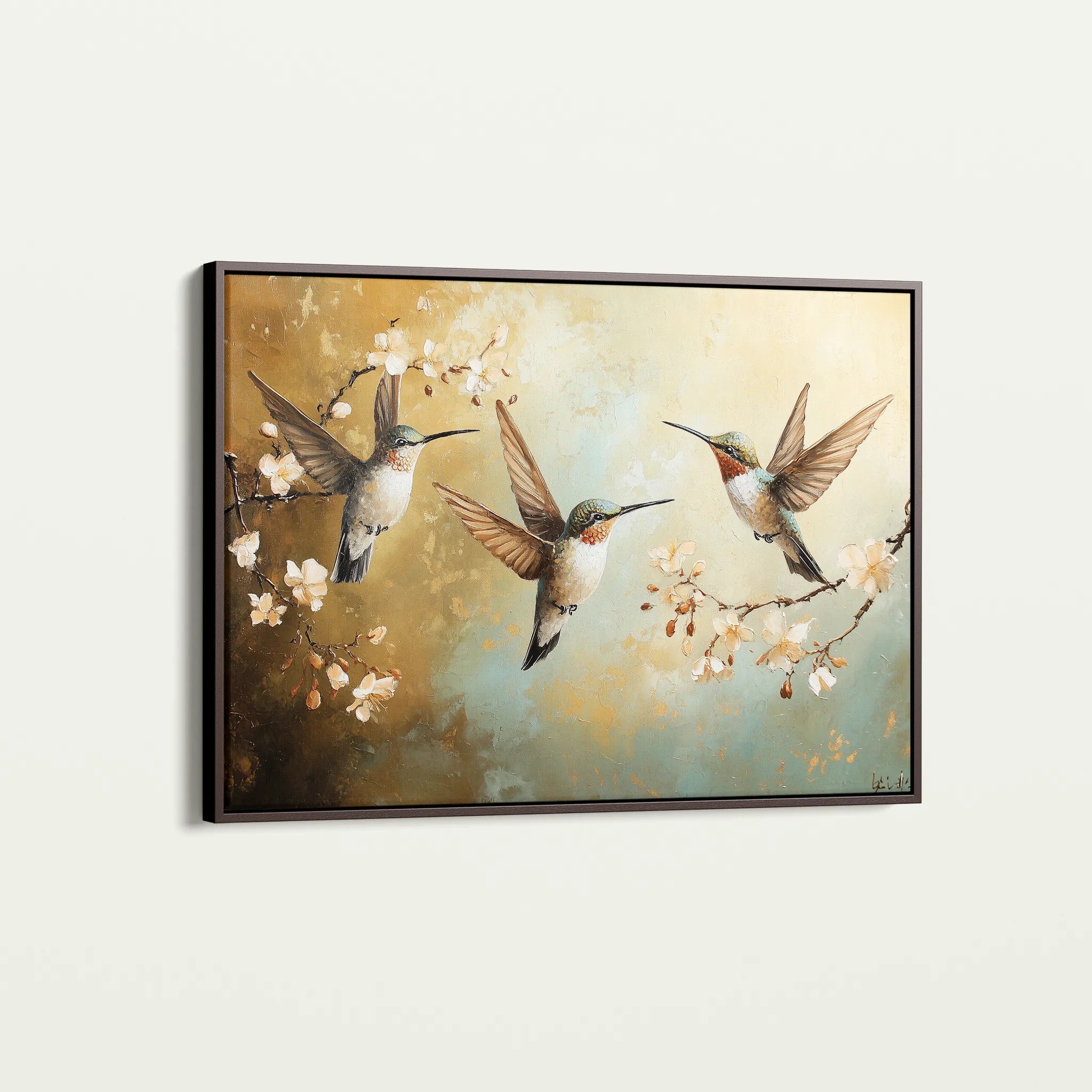 Animals 073 Canvas Art 60 x 40 cm / Black