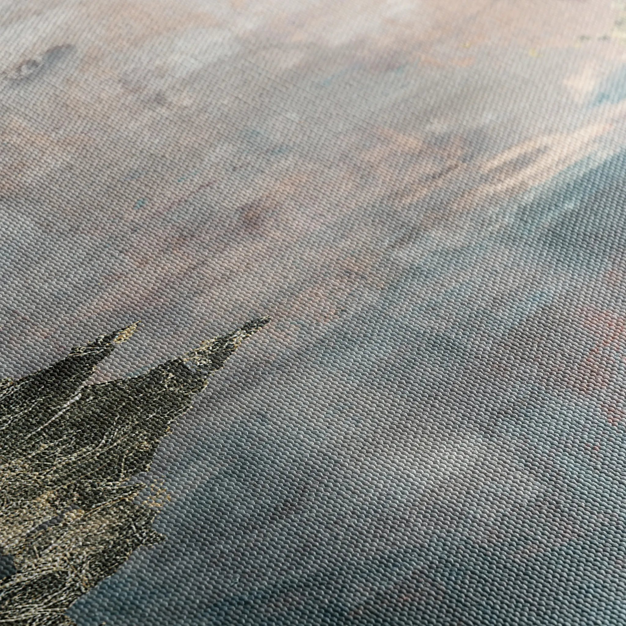 Abstract 073 Canvas Art 60 x 40 cm / Black
