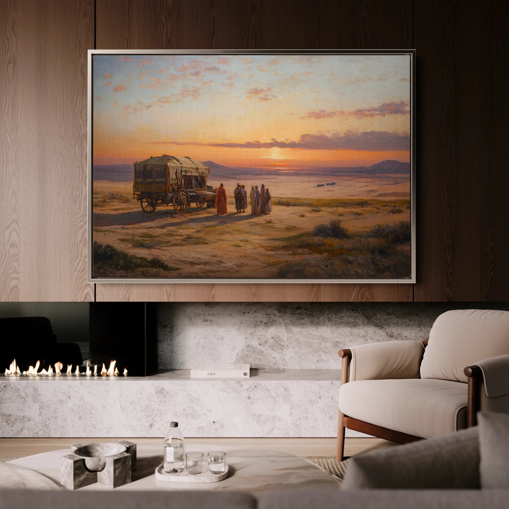 Orientalist 073 Canvas Art 60 x 40 cm / Black