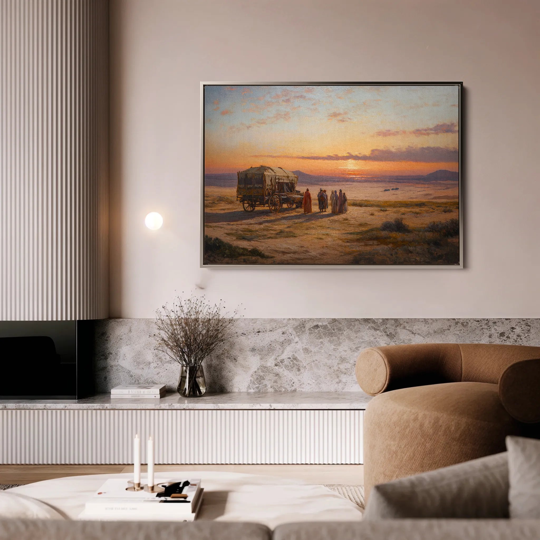 Orientalist 073 Canvas Art 60 x 40 cm / Black