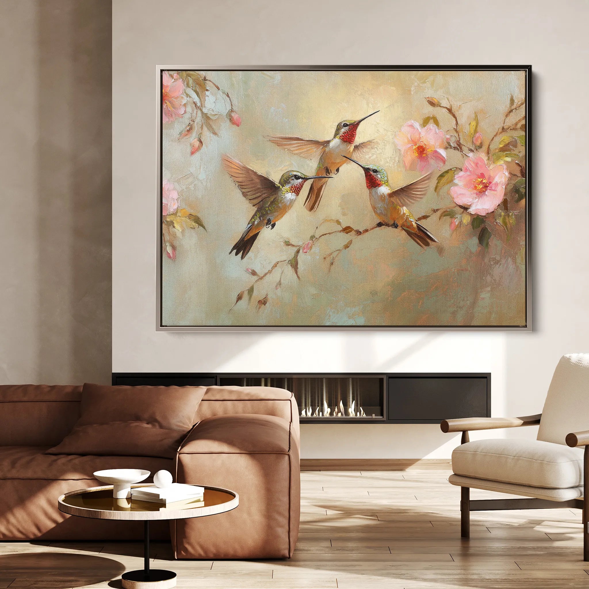 Animals 074 Canvas Art 60 x 40 cm / Black