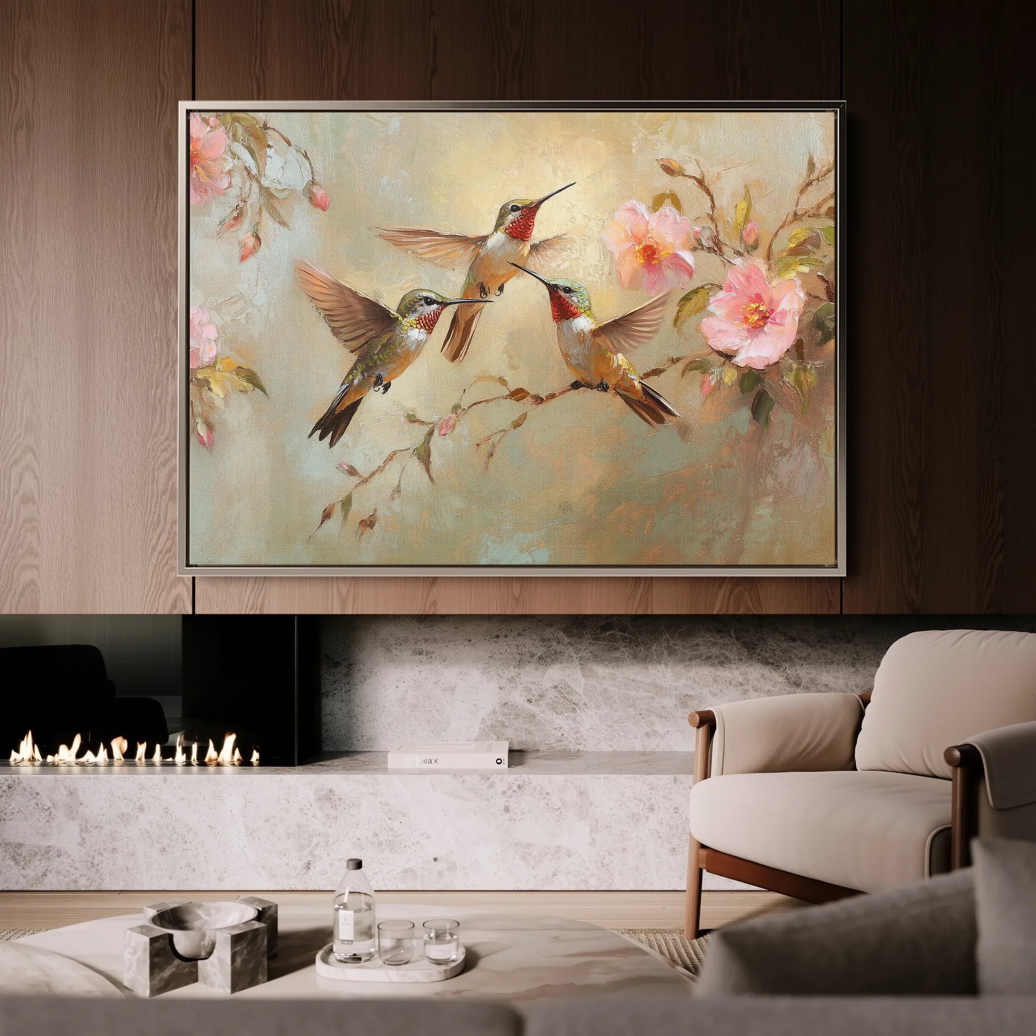 Animals 074 Canvas Art 60 x 40 cm / Black