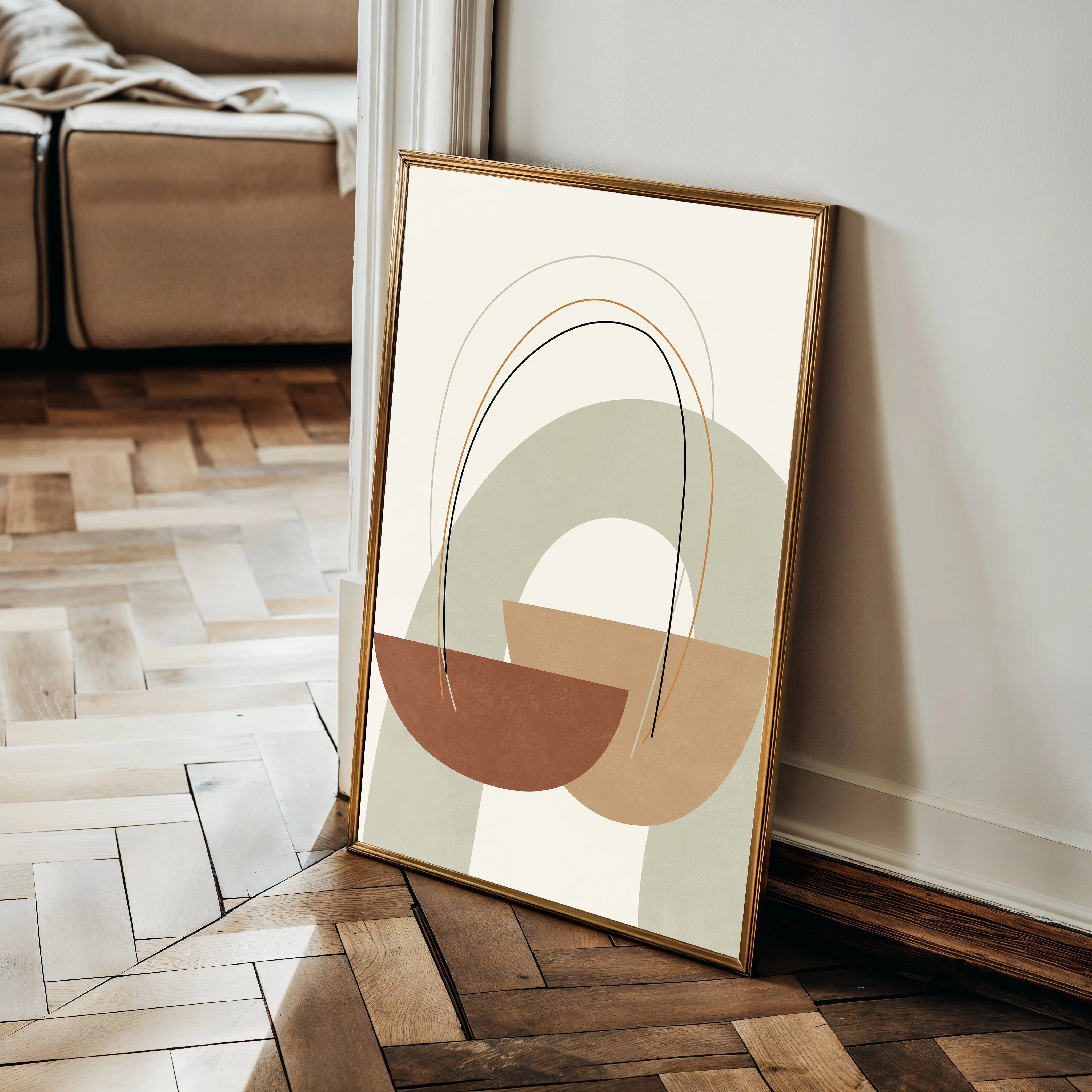 Boho 074 Canvas Art 60 x 40 cm / Black