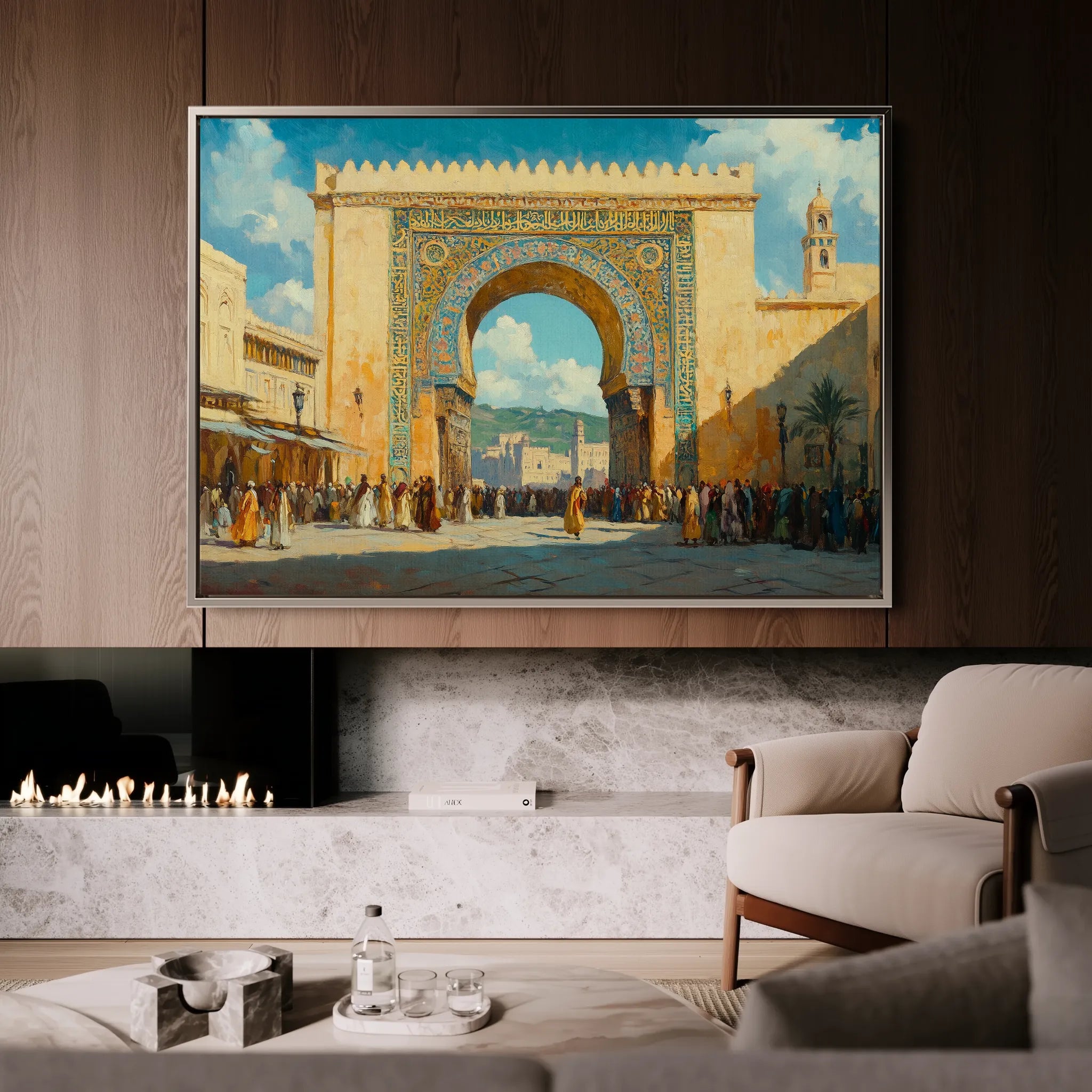Orientalist 074 Canvas Art 60 x 40 cm / Black