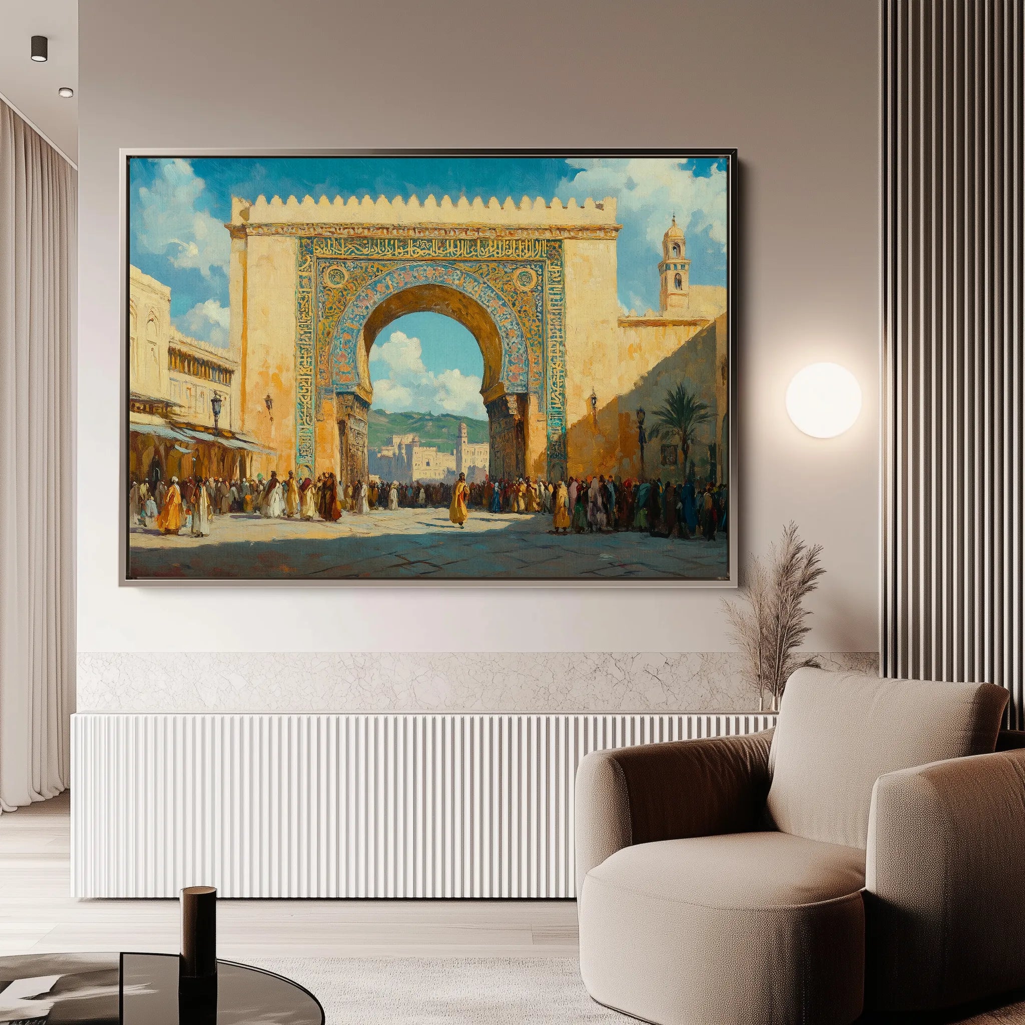 Orientalist 074 Canvas Art 60 x 40 cm / Black