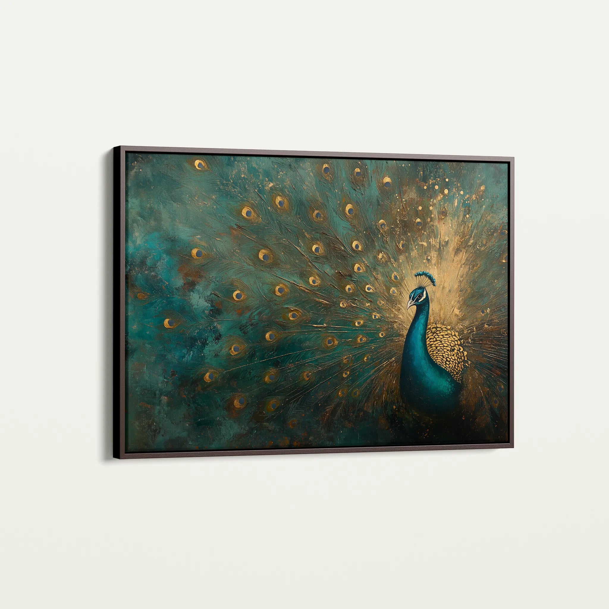 Animals 075 Canvas Art 60 x 40 cm / Black