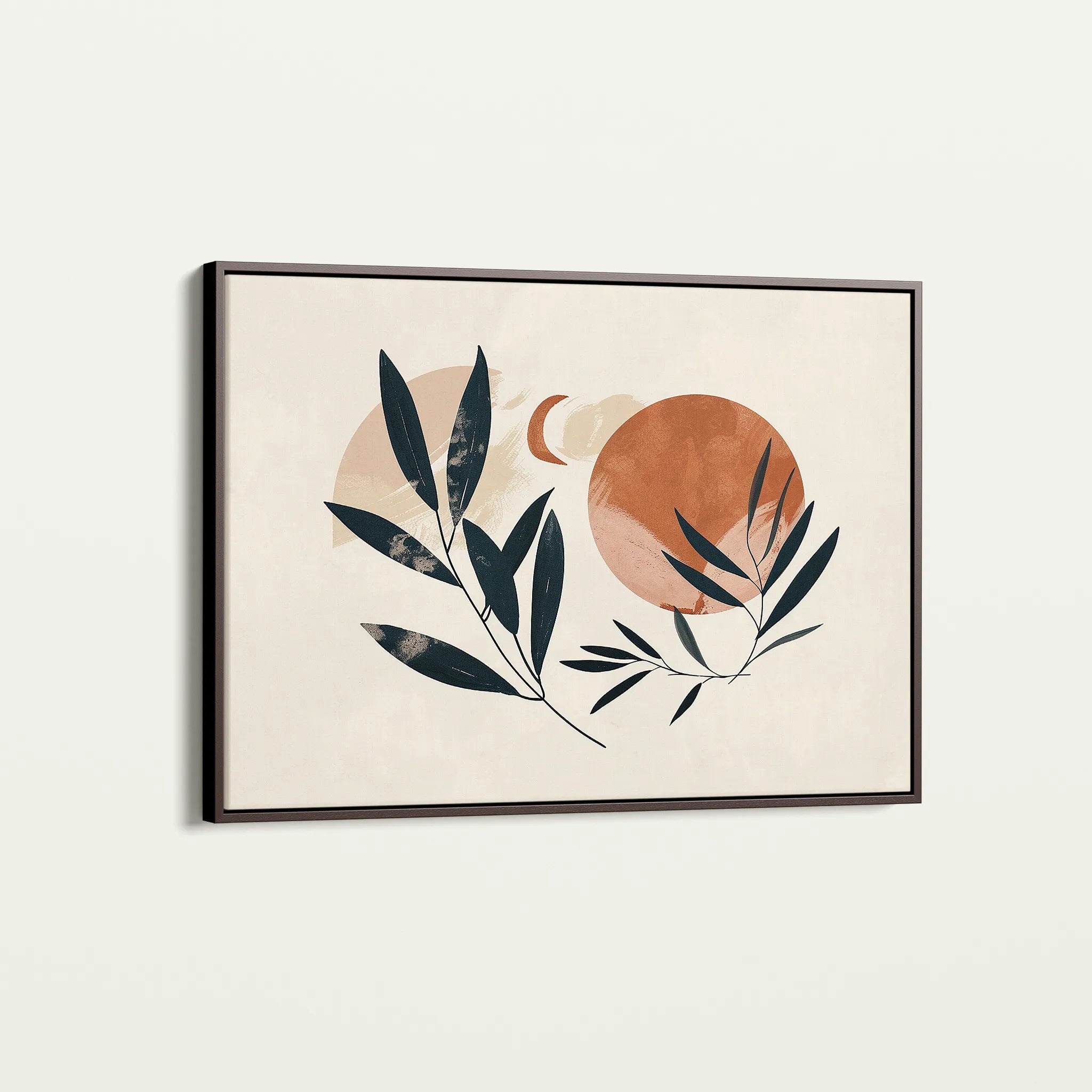 Boho 075 Canvas Art 60 x 40 cm / Black