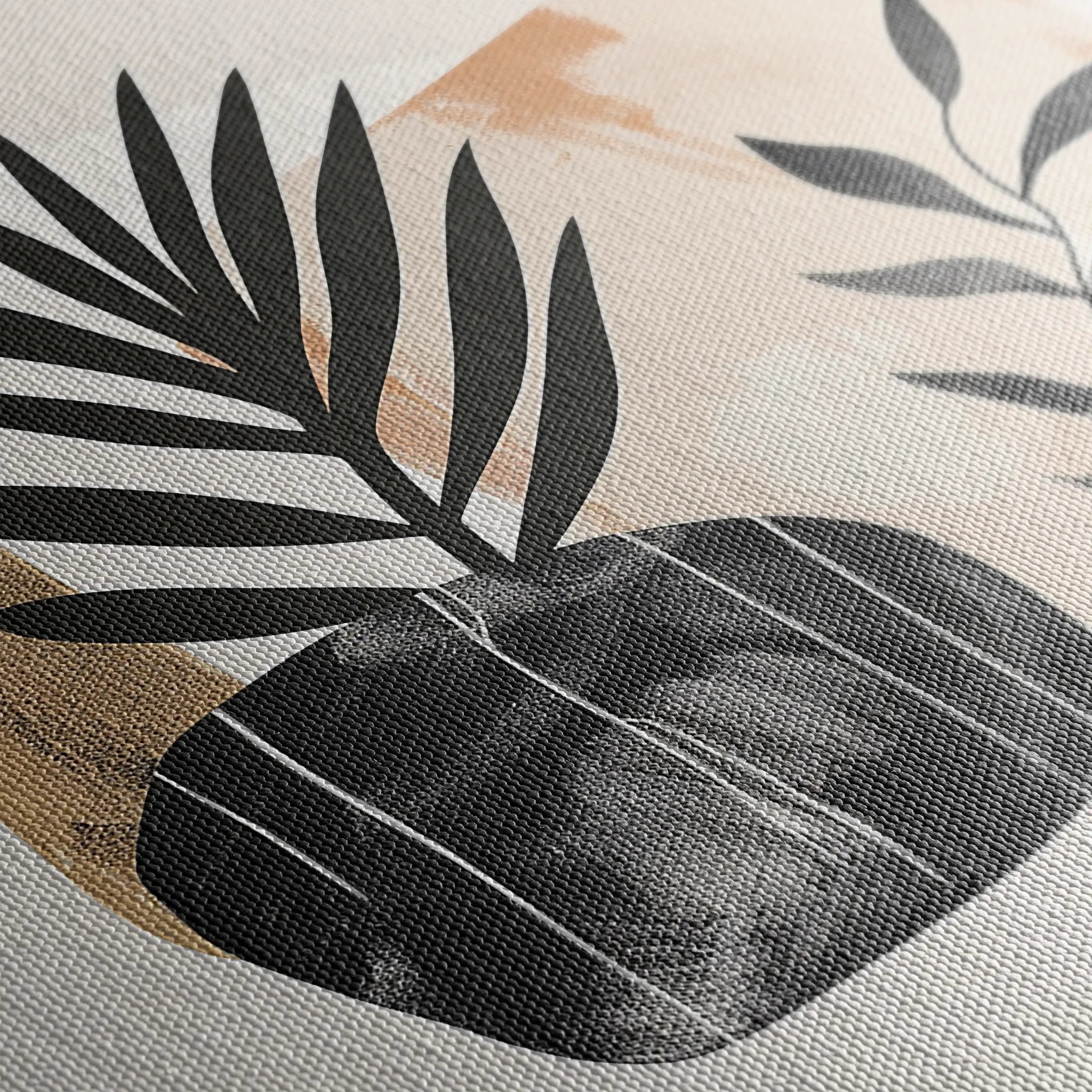 Boho 076 Canvas Art 60 x 40 cm / Black