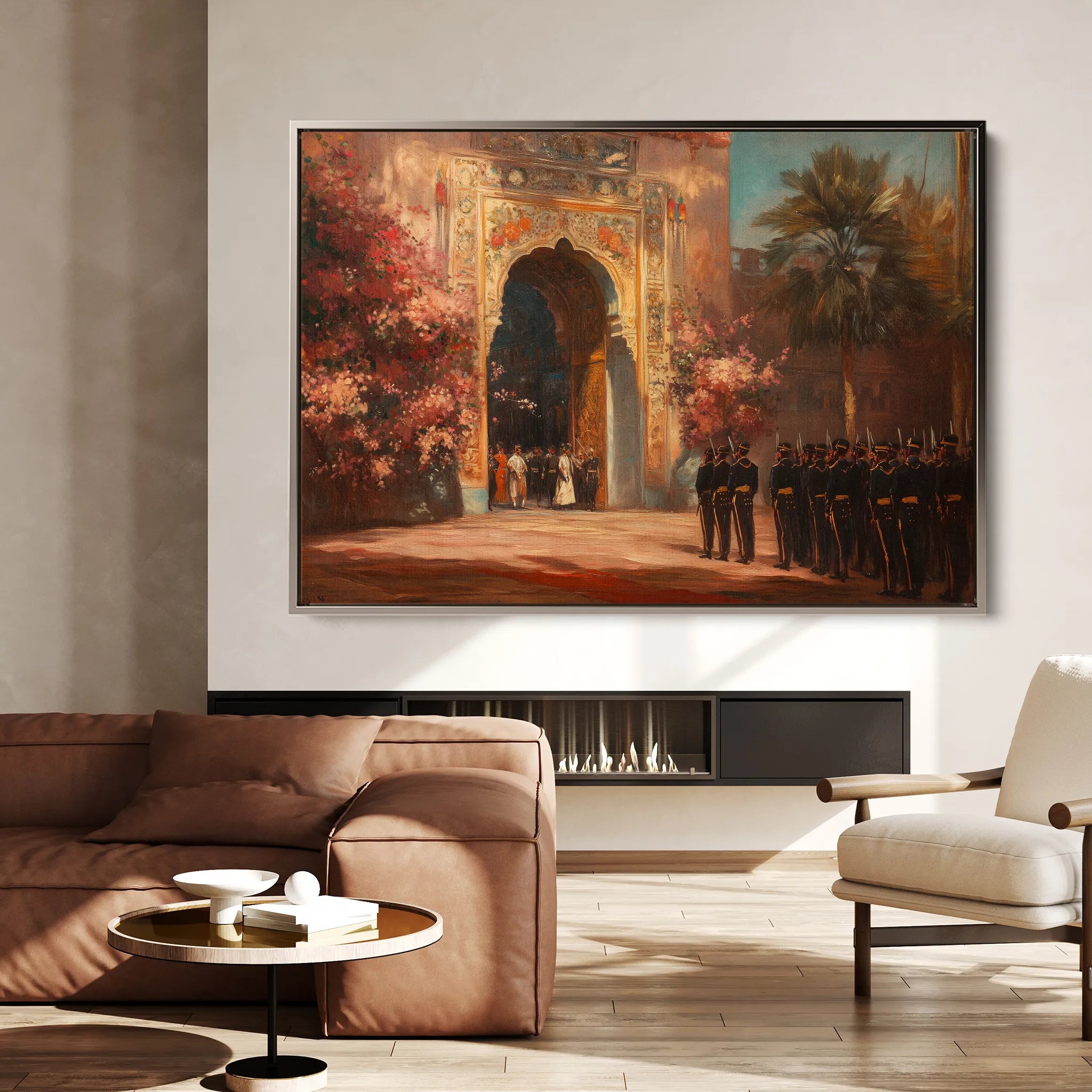 Orientalist 076 Canvas Art 60 x 40 cm / Black
