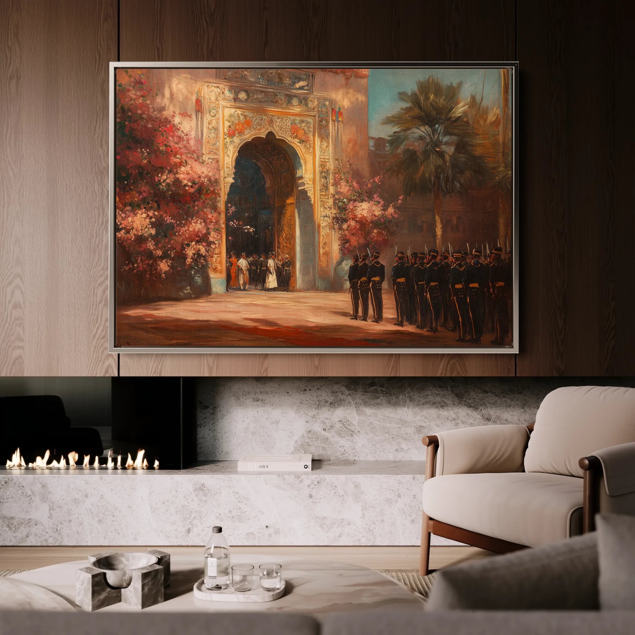 Orientalist 076 Canvas Art 60 x 40 cm / Black