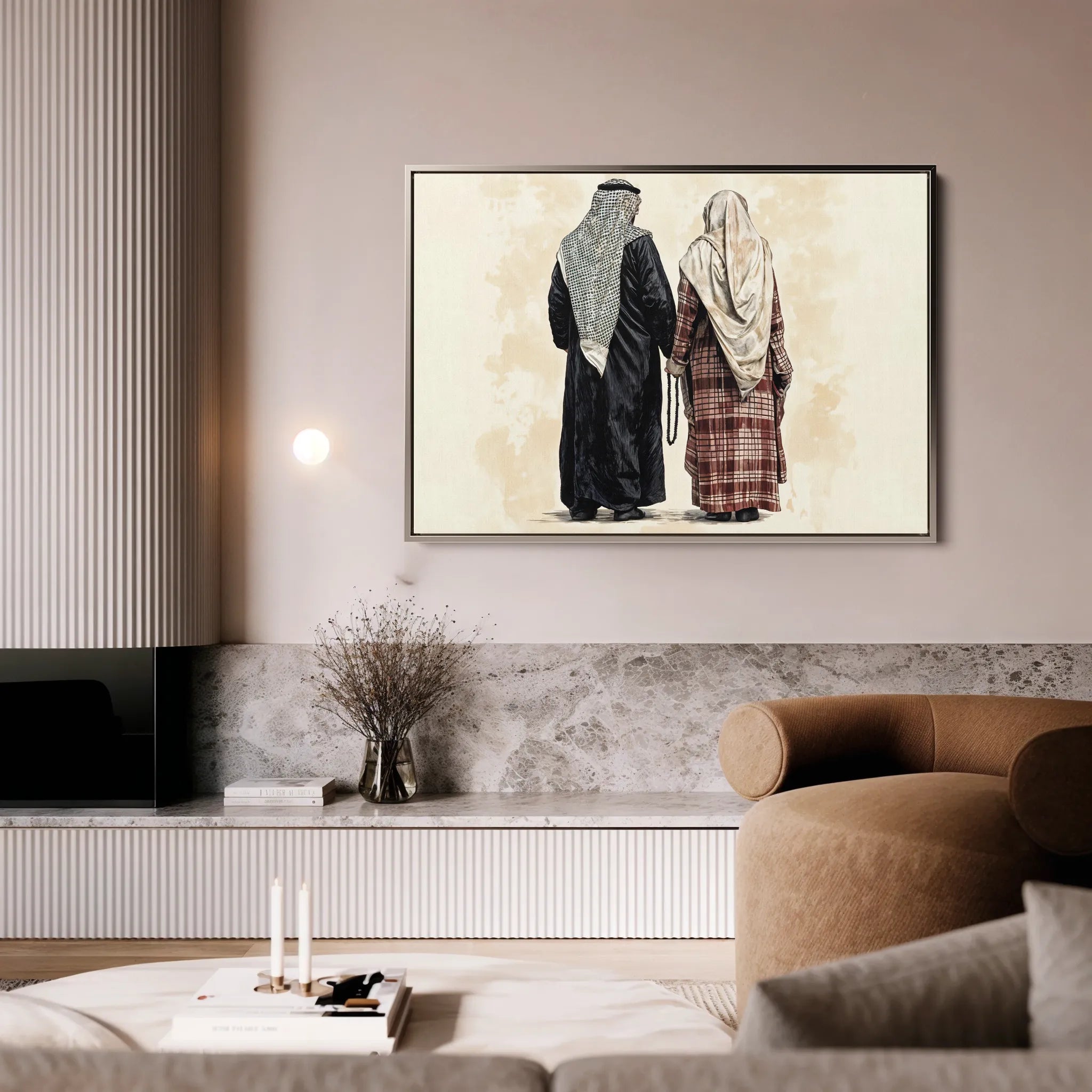 Palestine 076 Canvas Art 60 x 40 cm / Black