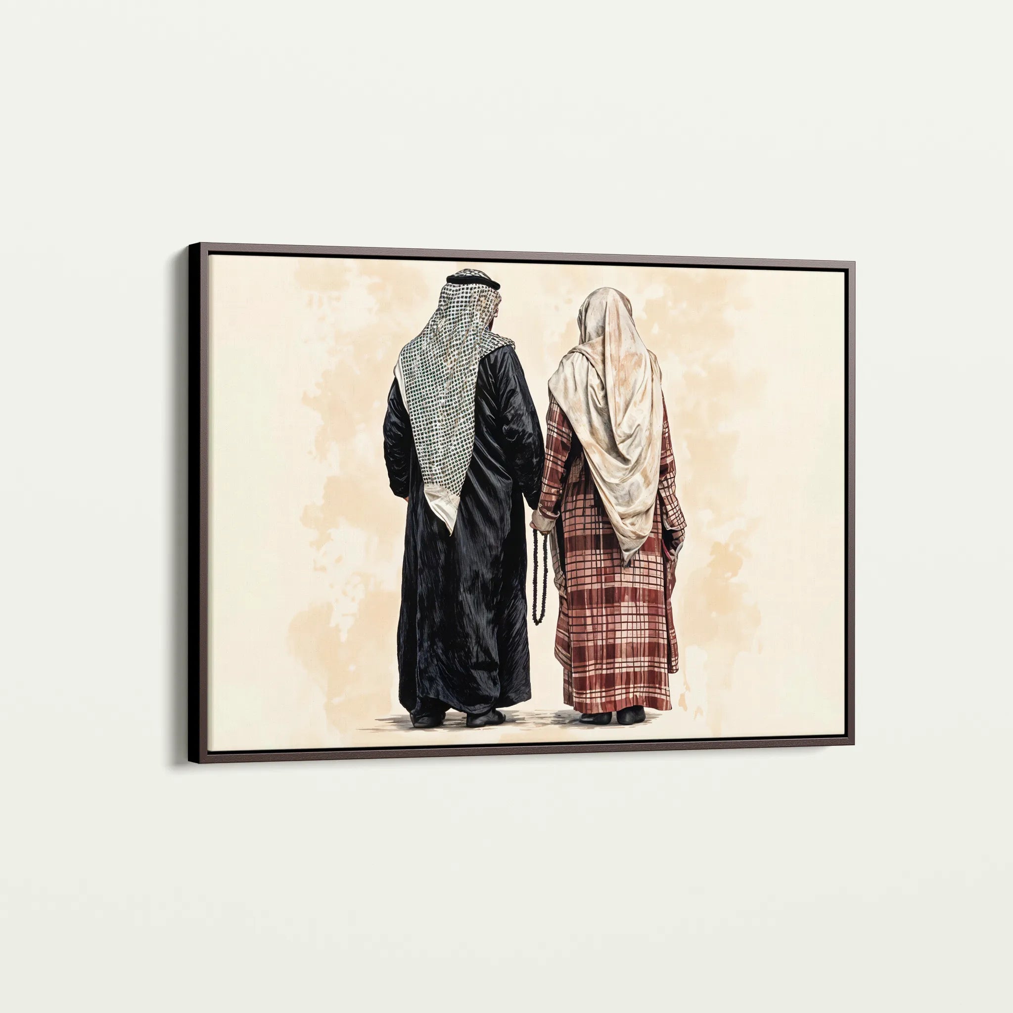 Palestine 076 Canvas Art 60 x 40 cm / Black