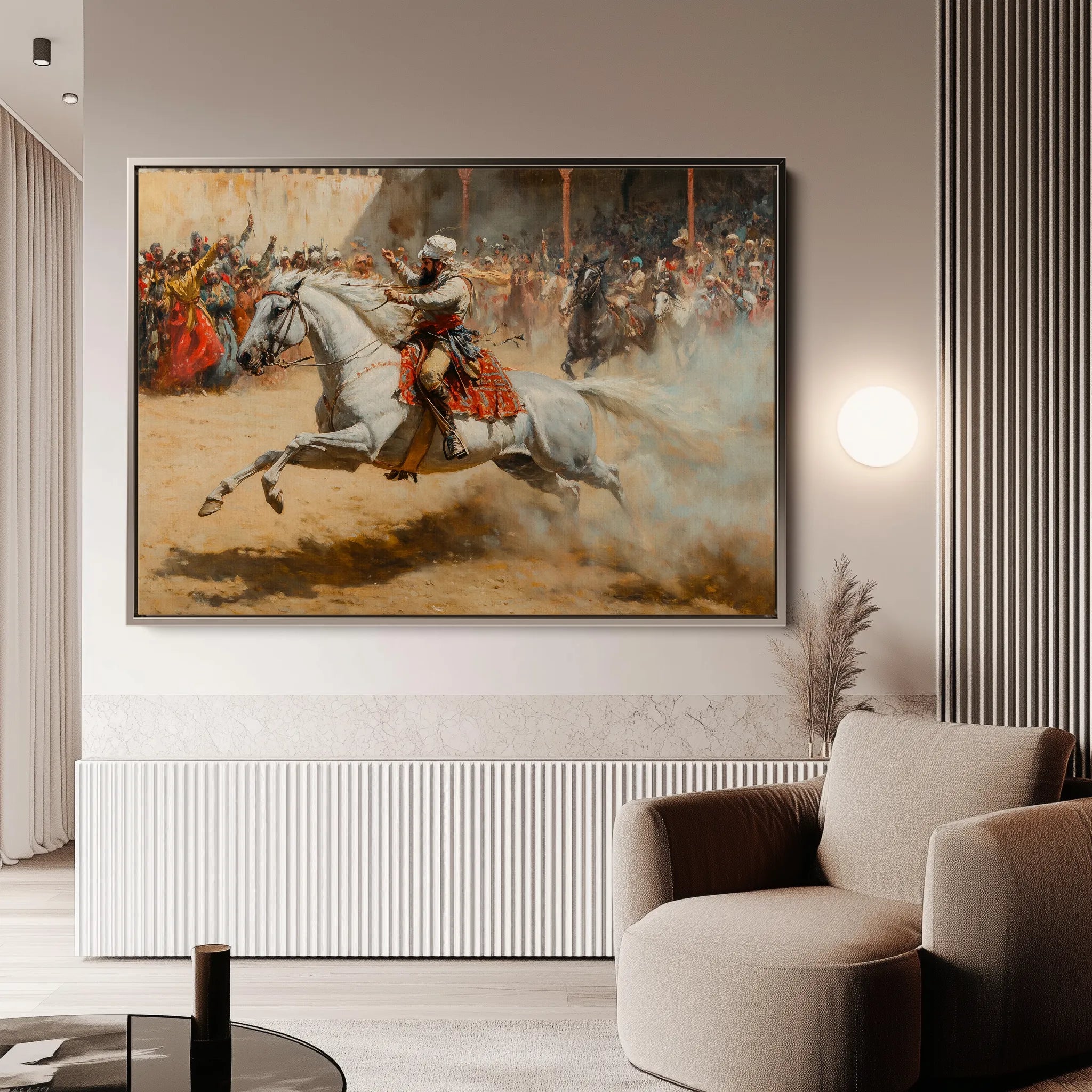 Orientalist 077 Canvas Art 60 x 40 cm / Black