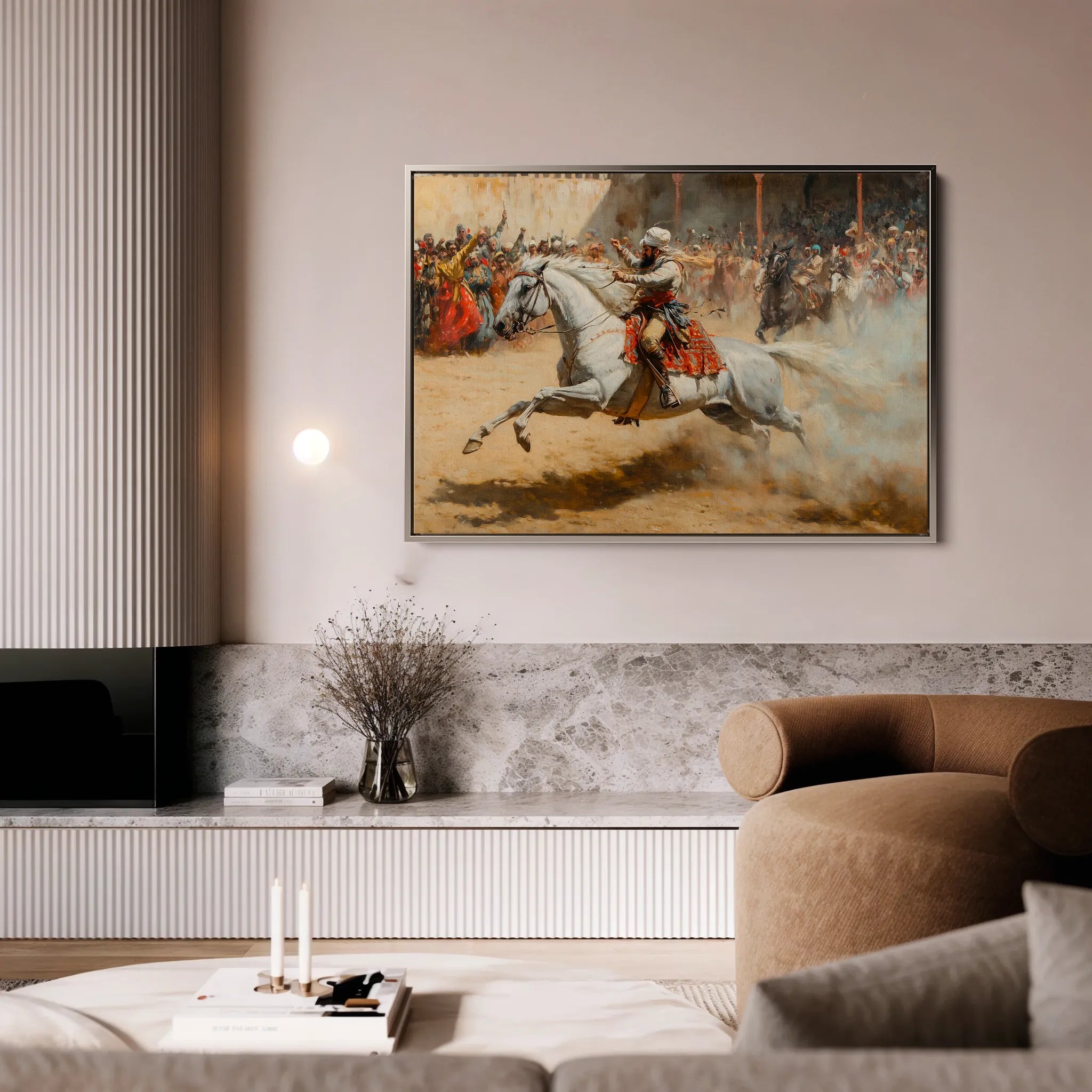 Orientalist 077 Canvas Art 60 x 40 cm / Black