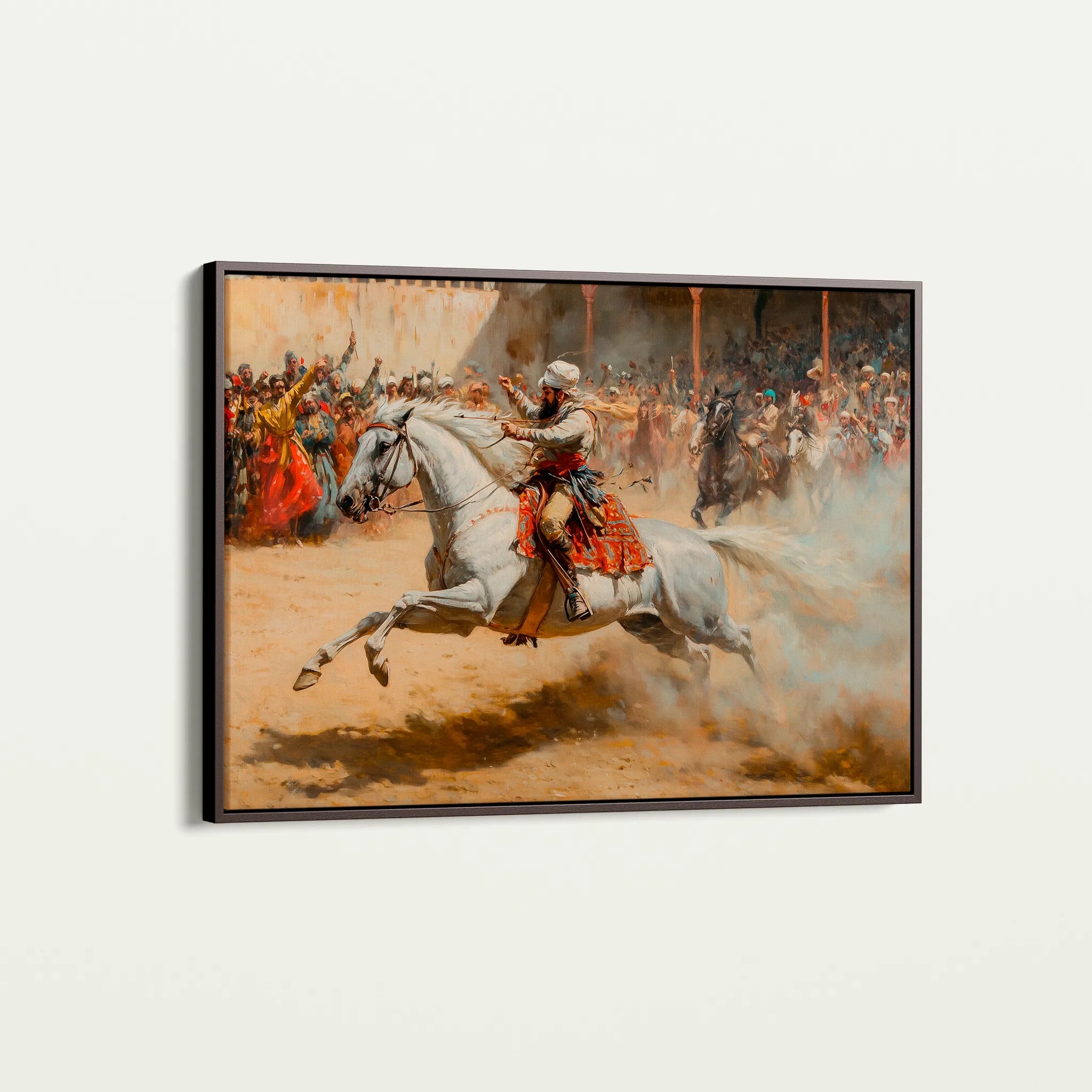 Orientalist 077 Canvas Art 60 x 40 cm / Black
