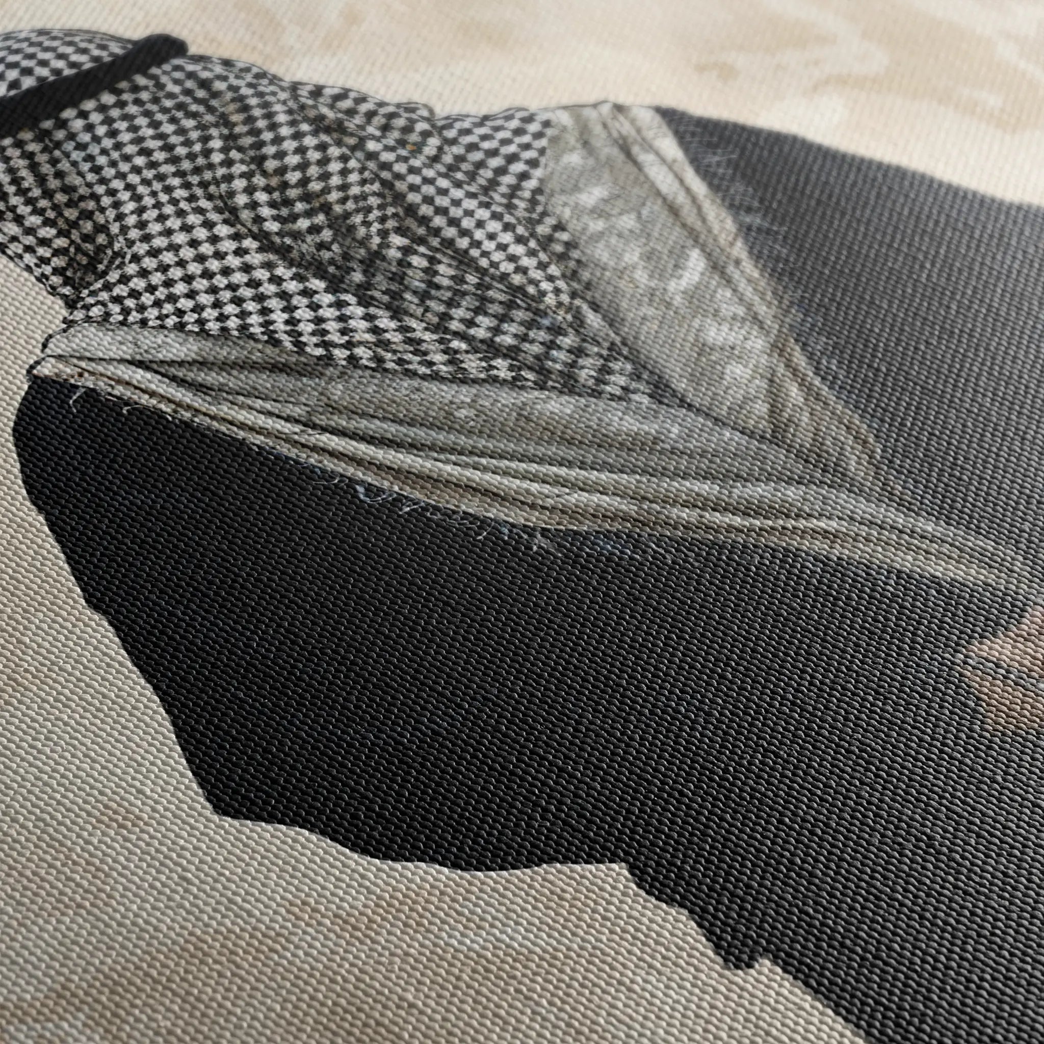 Palestine 077 Canvas Art 60 x 40 cm / Black