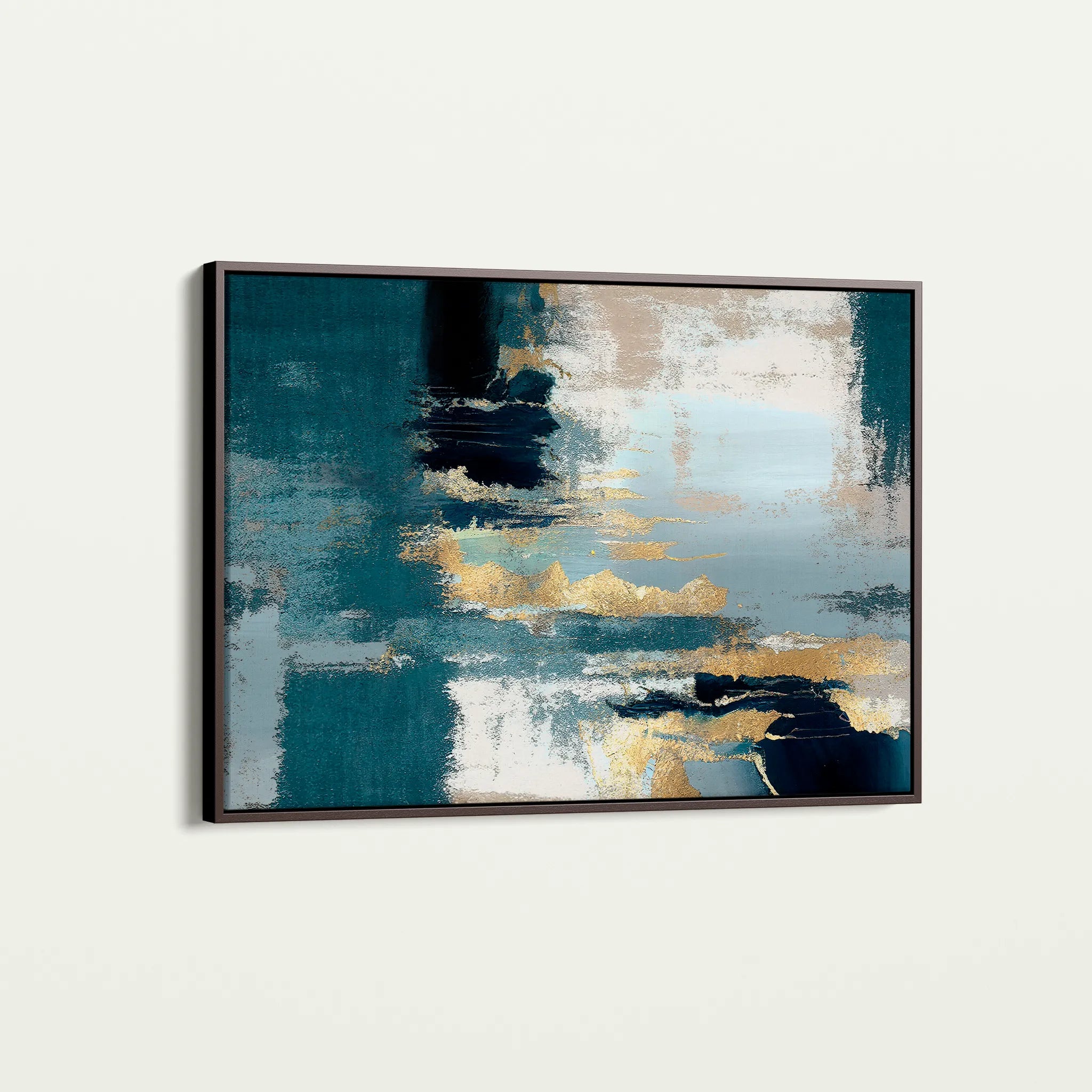 Abstract 078 Canvas Art 60 x 40 cm / Black
