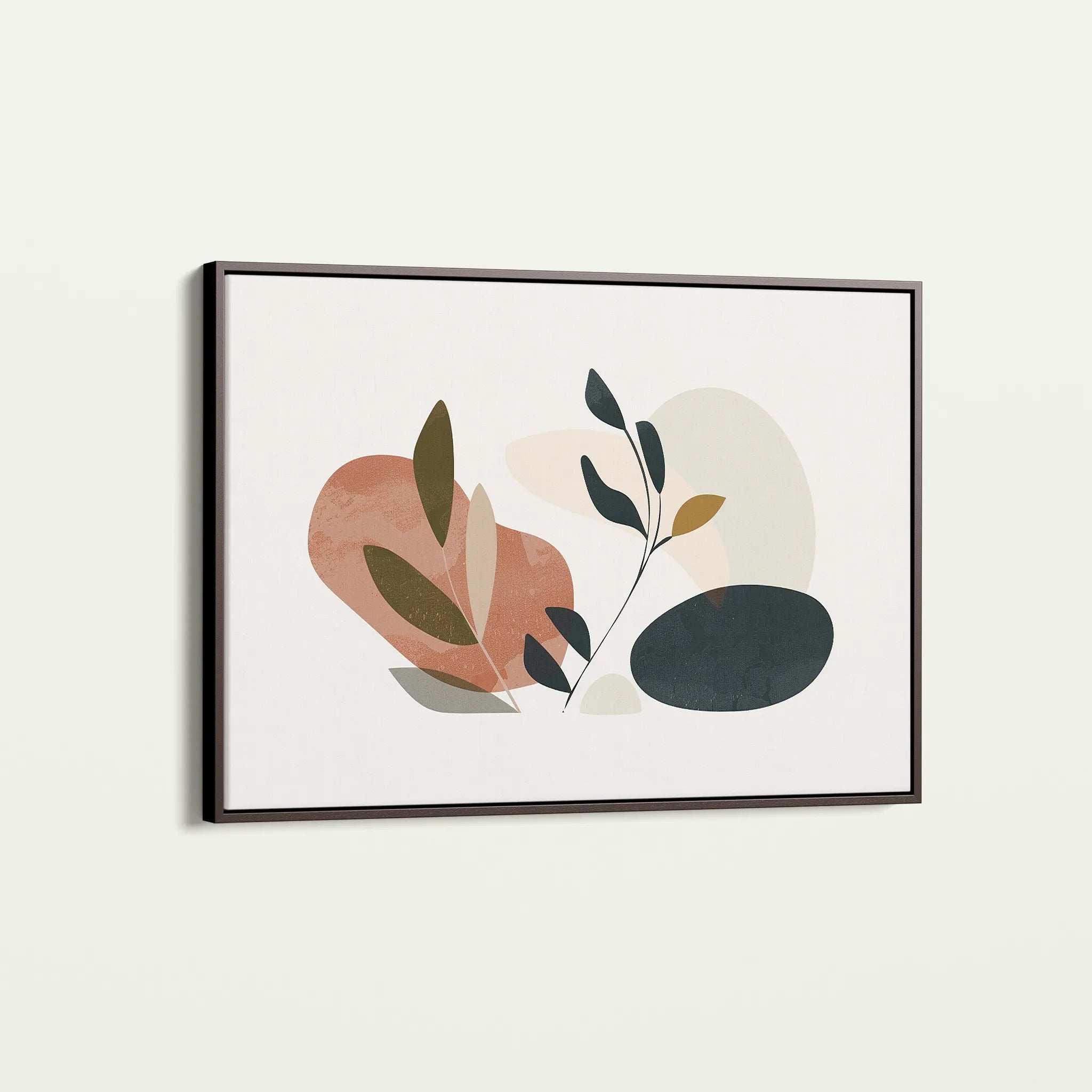 Boho 078 Canvas Art 60 x 40 cm / Black