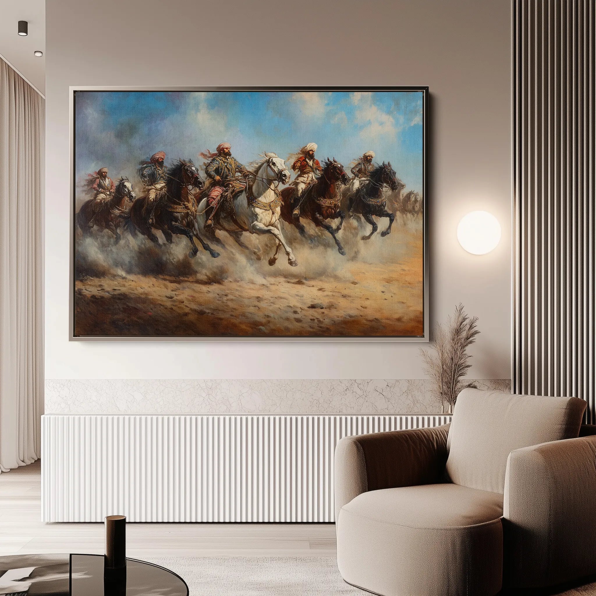 Orientalist 078 Canvas Art 60 x 40 cm / Black
