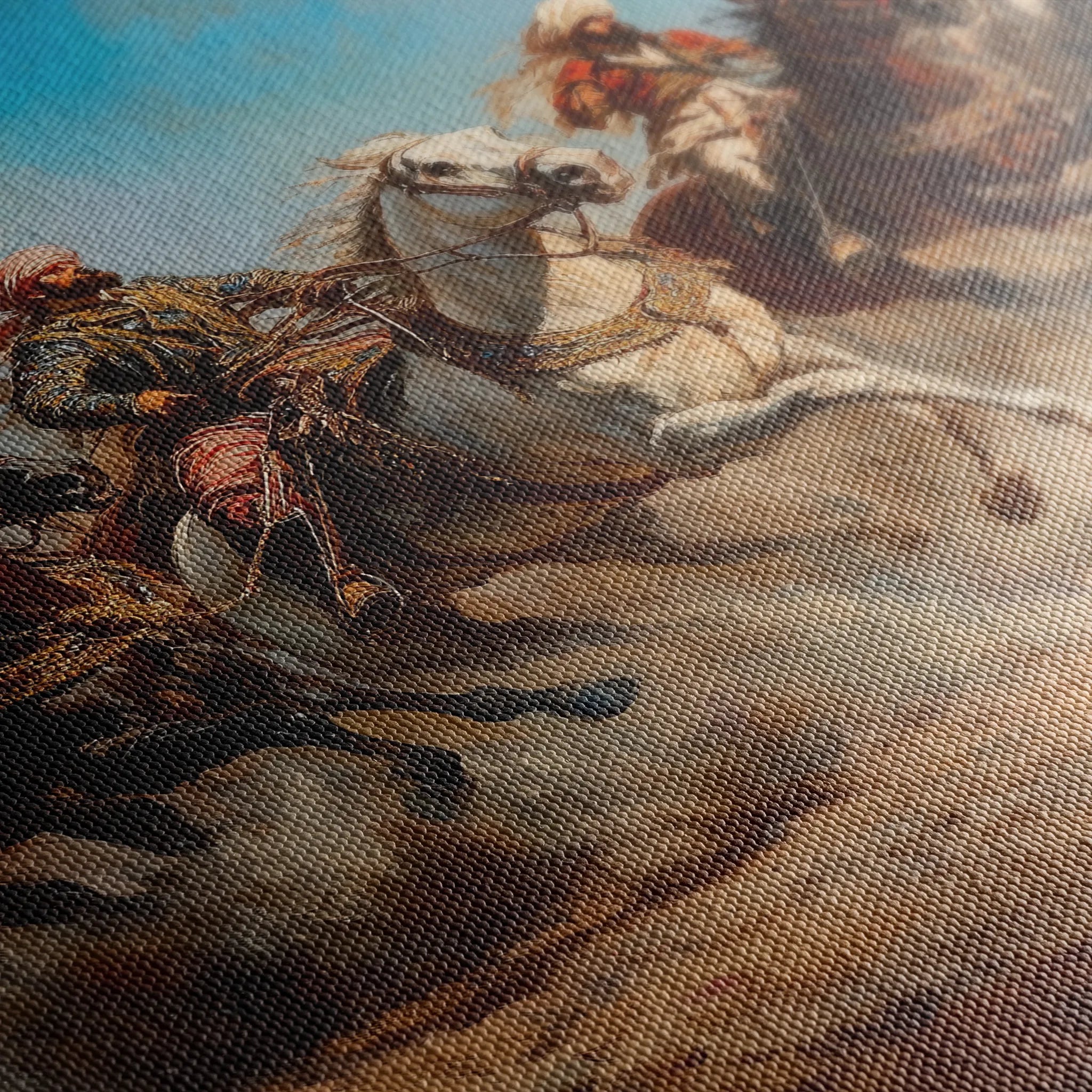 Orientalist 078 Canvas Art 60 x 40 cm / Black